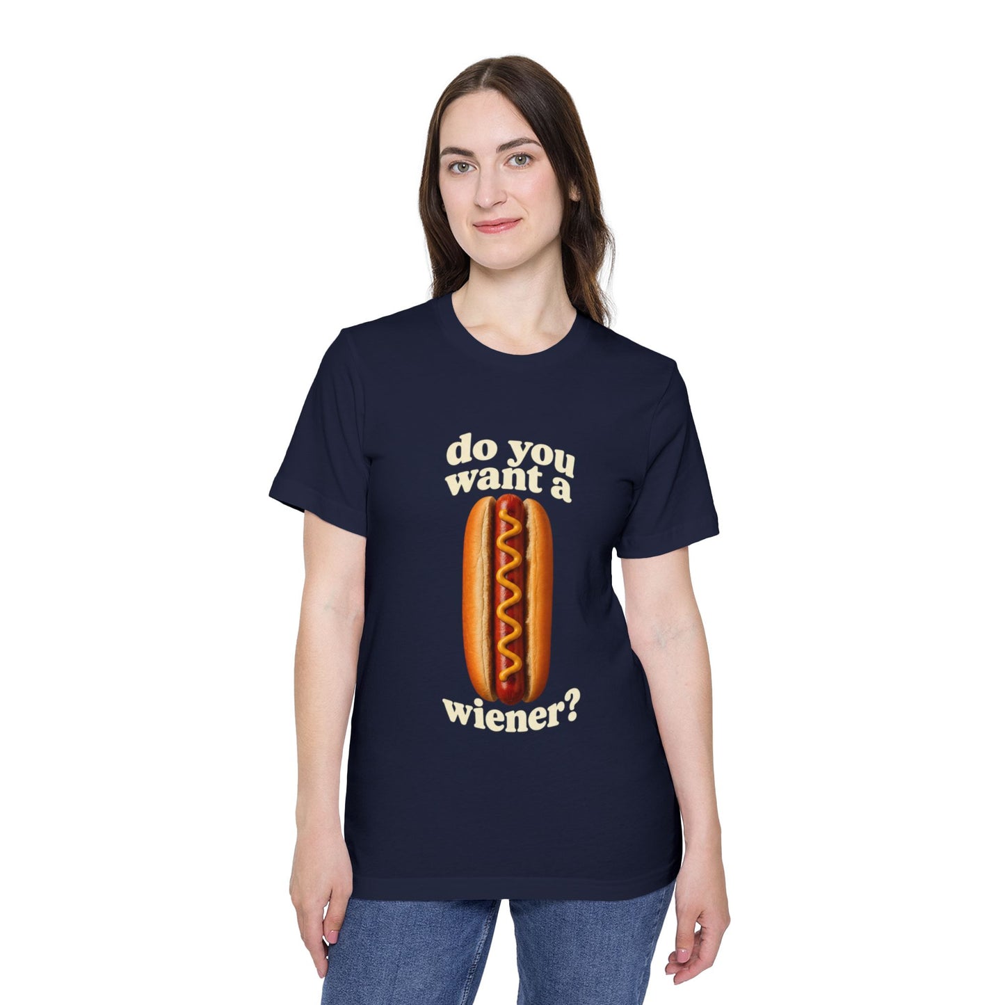 Do You Want A Wiener?! USA-Made Unisex Short-Sleeve Jersey T-Shirt BBQ Shirt