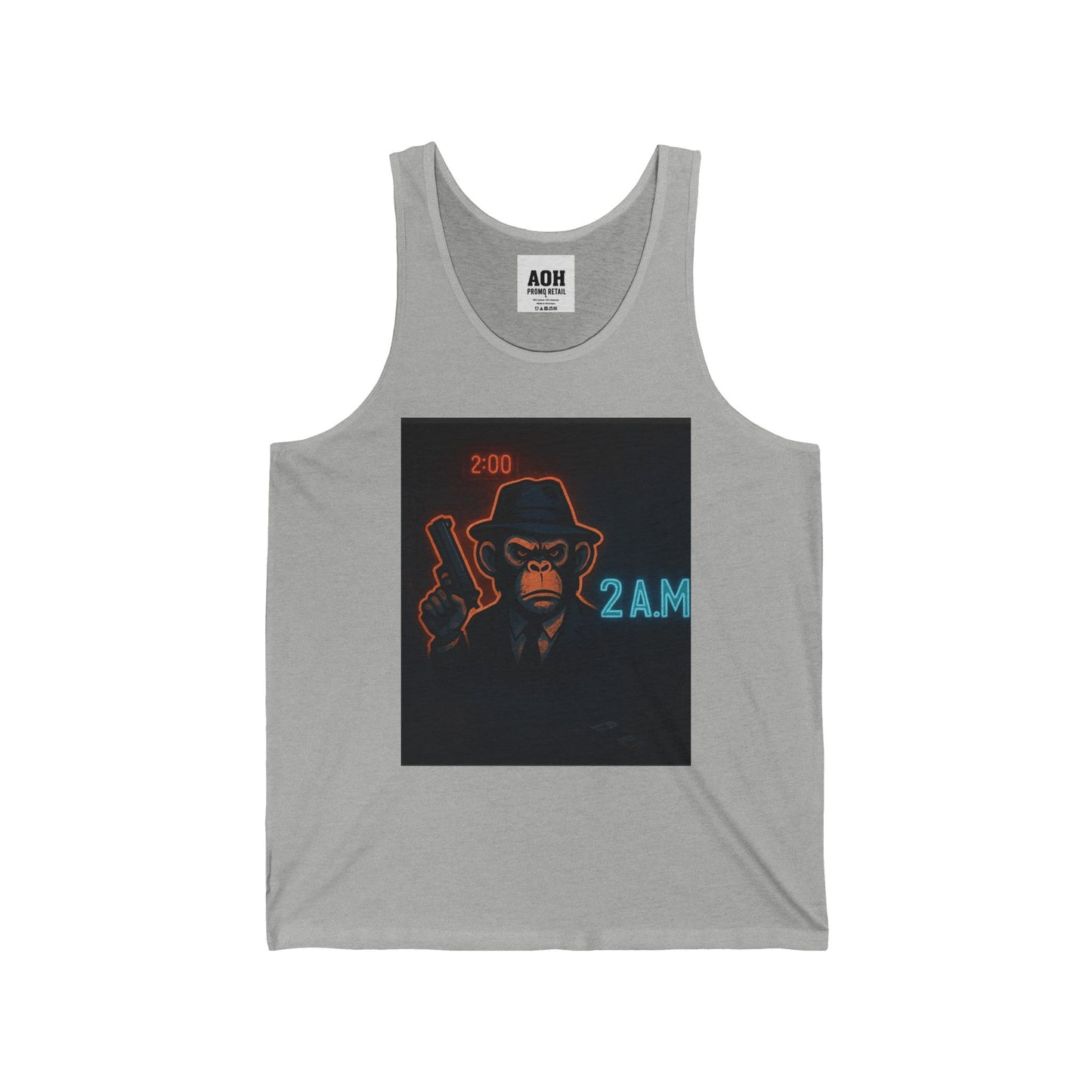 2 A.M. Unisex Jersey Tank - Perfect for Summer Adventures, Casual Wear, Beach Days, Gift for Him or Her, 2 AM Party Vibes