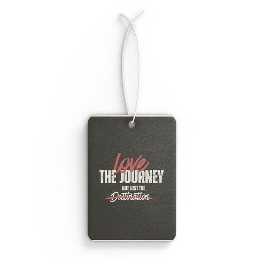 Inspirational Car Air Freshener - Love the Journey - Travel Gift, Car Decor, Motivational Quote, Road Trip Accessory, Journey Reminder