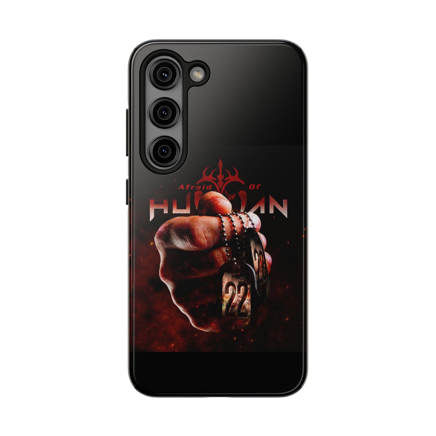 AOH '22' Tough Phone Cases, Edgy Phone Cover, Protector Cases, Unique Smartphone Cases, Gift for Gamers, Metal Rock Theme