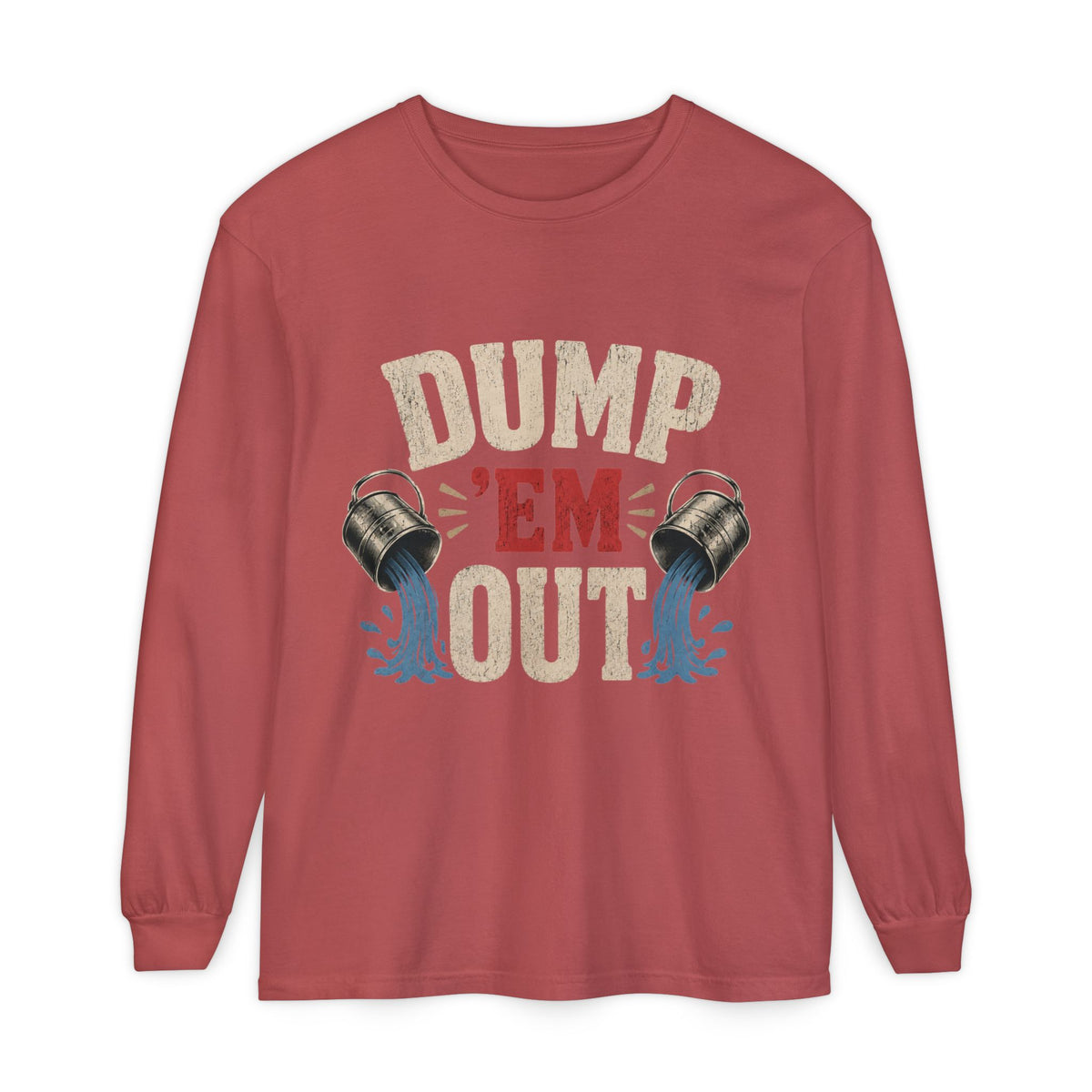 Unisex Garment-dyed Long Sleeve T-Shirt