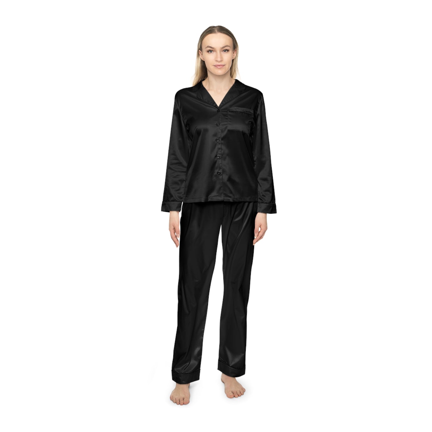 Bella Badass No. 999 Luxury Women's Satin Pajamas, Stylish Sleepwear, Cozy Nightwear, Elegant Loungewear, Perfect Gift for Special Occasions