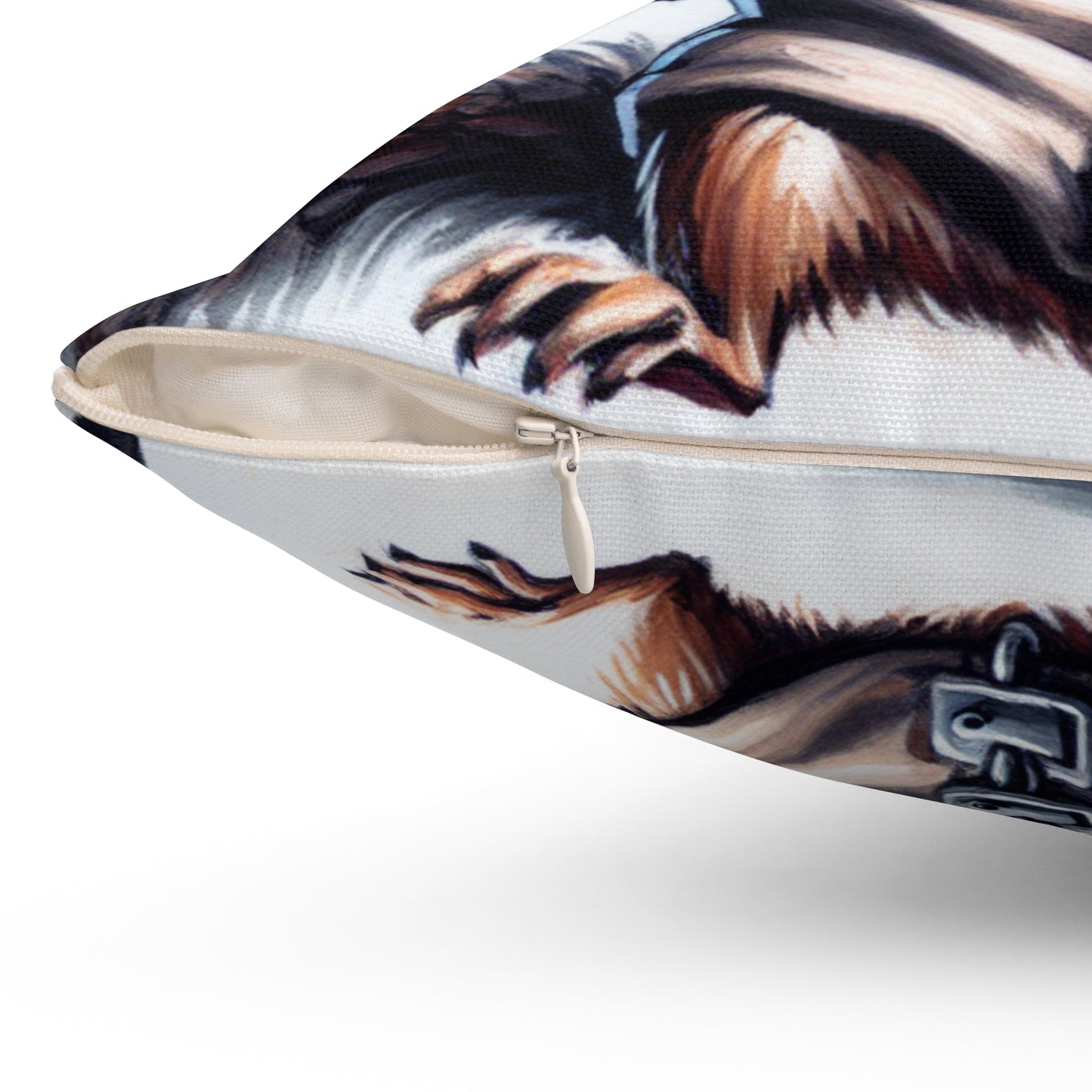 Straight Jacket Chipmunk Pillow, Fun Home Decor, Animal Lover Gift, Square Throw Pillow, Quirky Cushion