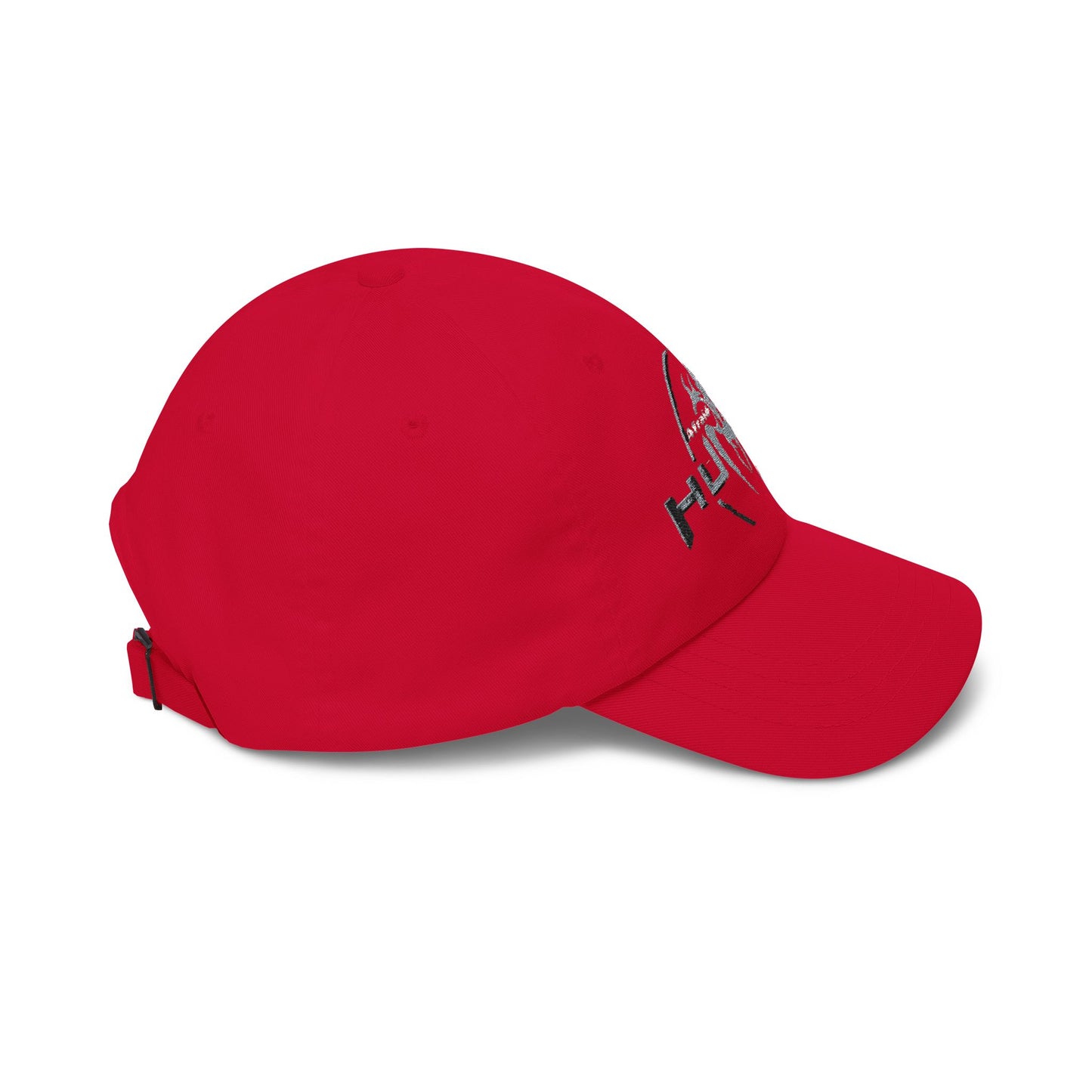 'Afraid of No Human' Distressed Logo Hat
