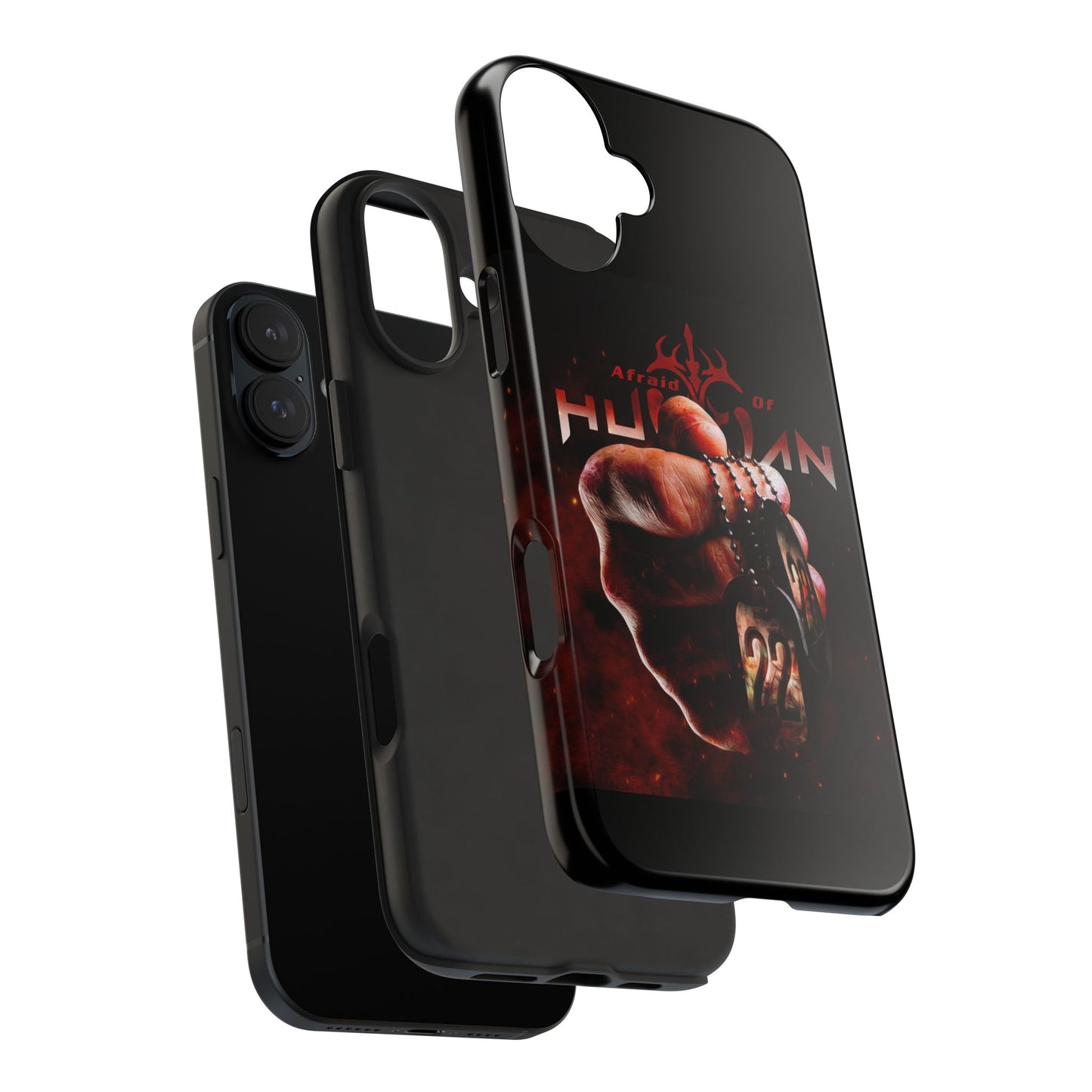 AOH '22' Tough Phone Cases, Edgy Phone Cover, Protector Cases, Unique Smartphone Cases, Gift for Gamers, Metal Rock Theme
