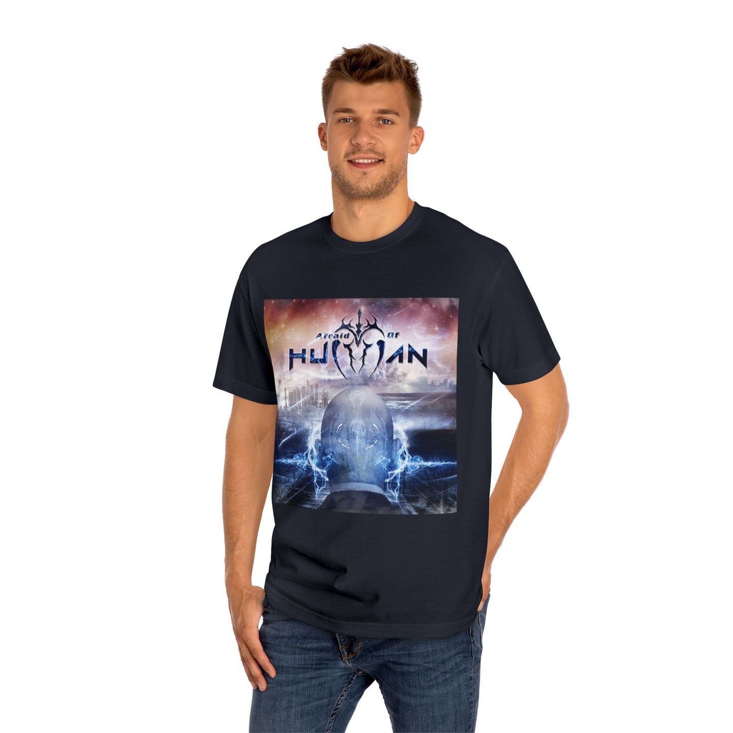 Afraid of Human Unisex Classic Tee: