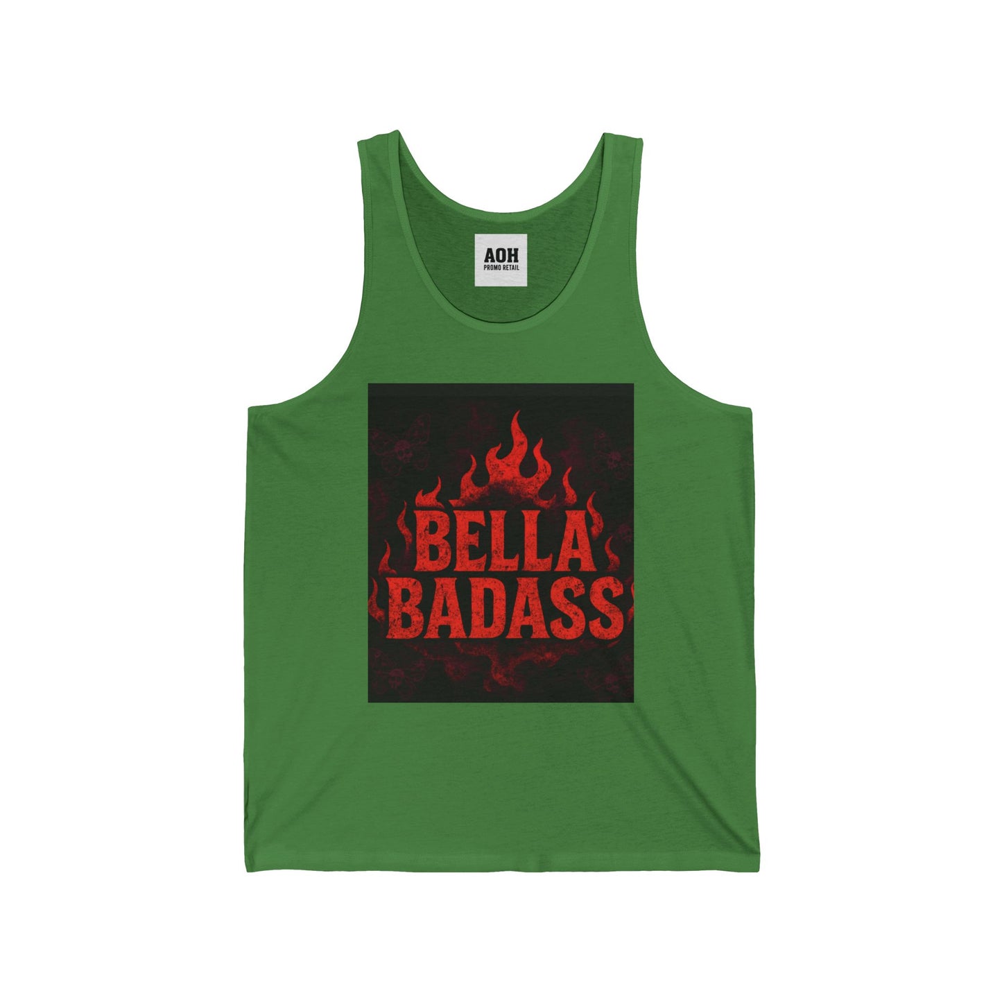 Bella Badass Unisex Jersey Tank Top, Gift for Her, Summer Apparel, Workout Wear, Cool Casual Top, Trendy Fashion