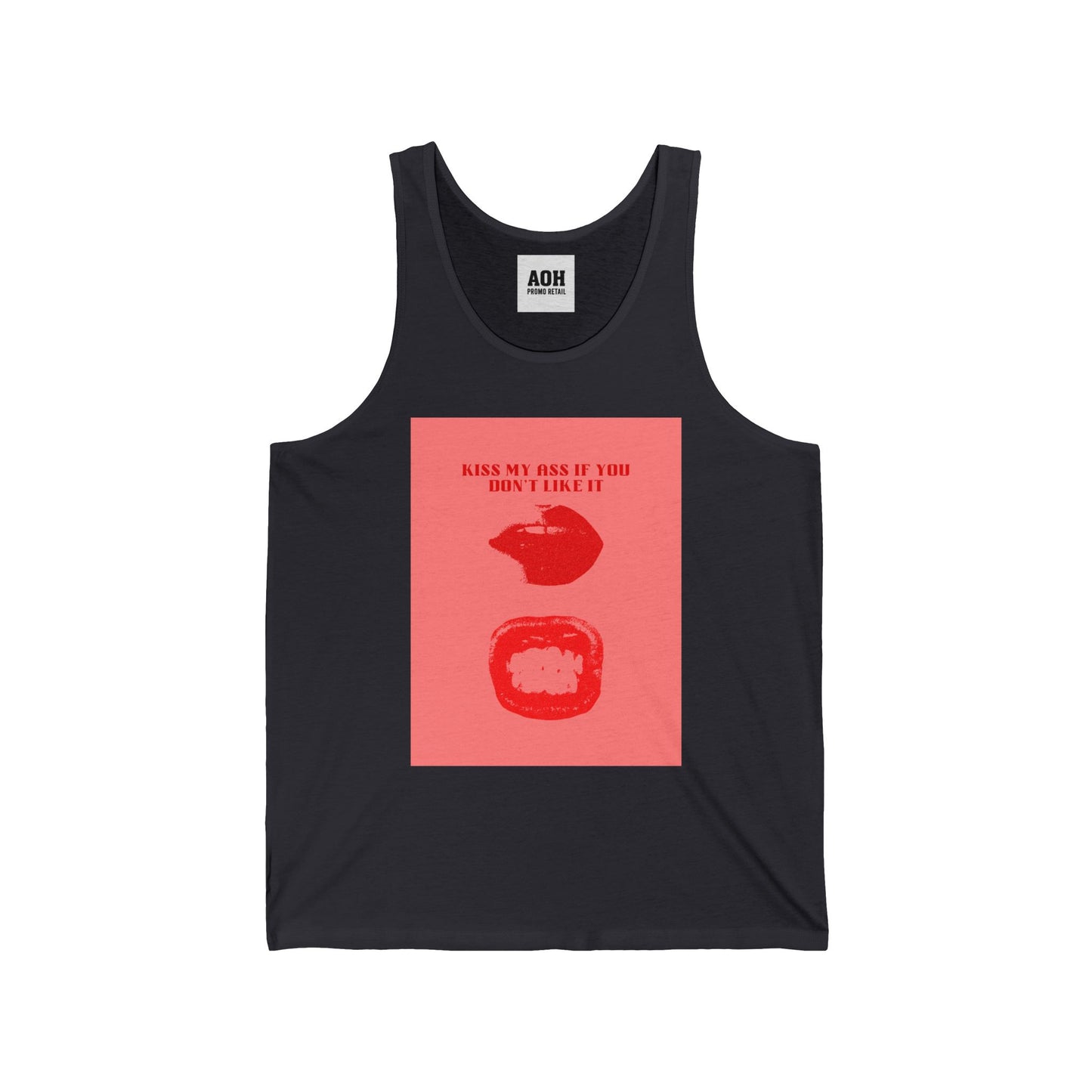 Statement Unisex Jersey Tank: Bold Graphic Tee, Summer Layer, Casual Wear, Gift for Him/Her, Outdoor Activity
