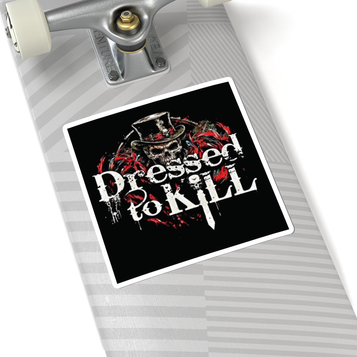 Dressed to Kill (DTK) Square Stickers