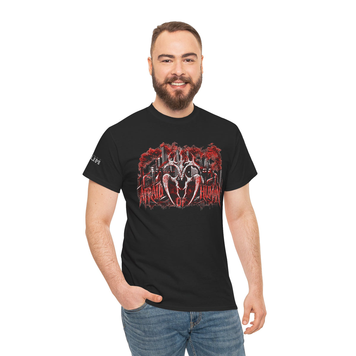 Afraid of Human City Vibes- Unisex Tee