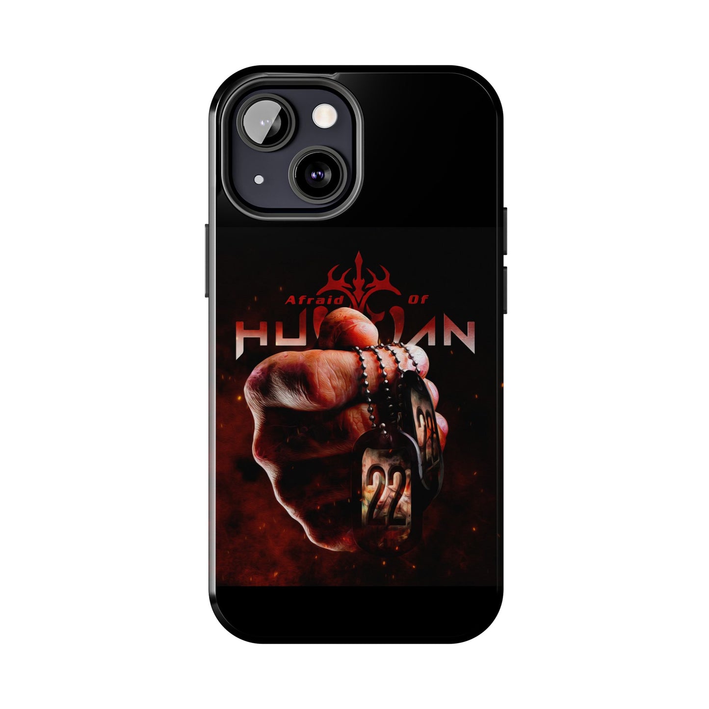 AOH '22' Tough Phone Cases, Edgy Phone Cover, Protector Cases, Unique Smartphone Cases, Gift for Gamers, Metal Rock Theme