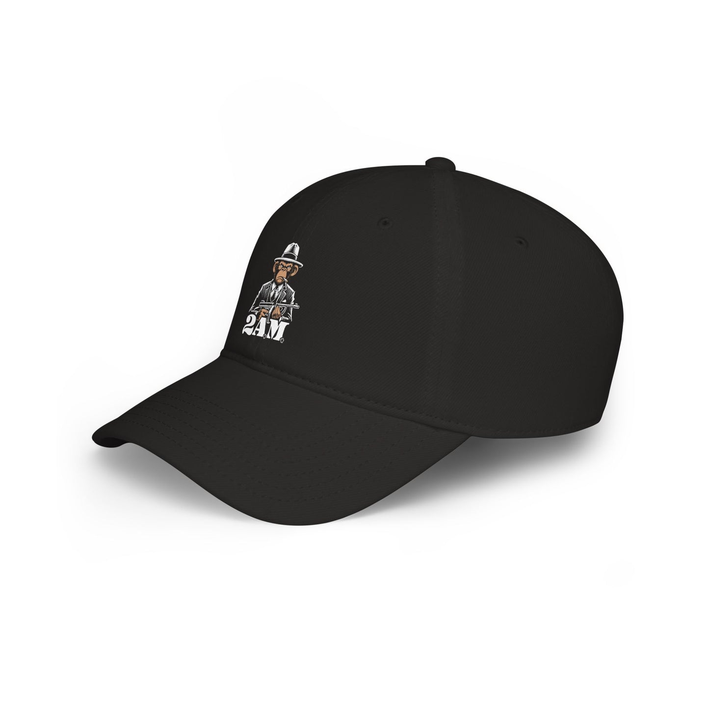 2AM  Cap - Low Profile Baseball Hat with Vintage Mobster Design