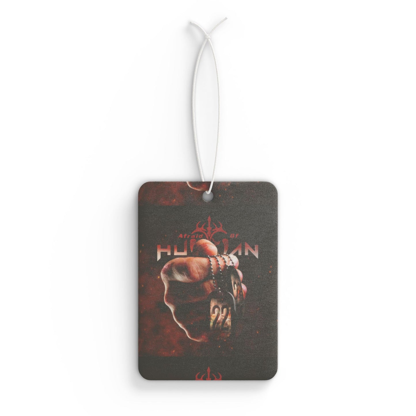 Afraid of Human-Themed Car Air Freshener, Aromatic Decor for Car, Gifts for Him, Car Accessories, Unique Gift for Birthdays