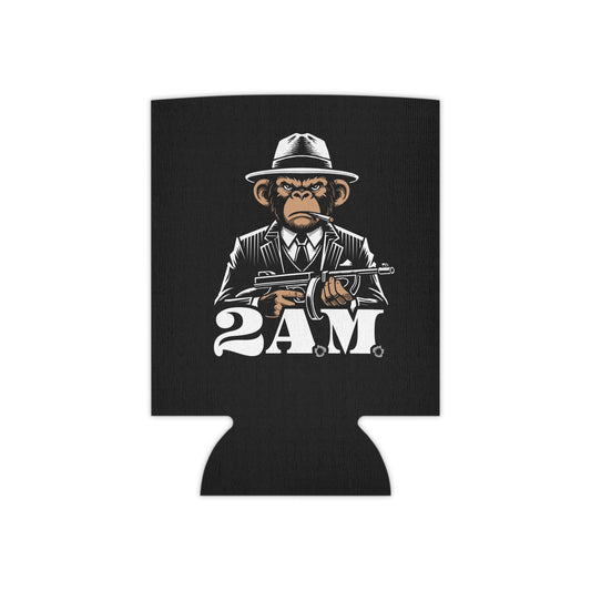 2 A.M. Gangster Monkey Can Cooler, Funny Drink Holder, Party Accessory, BBQ Cooler, Unique Gift Idea, Koozie for Celebrations