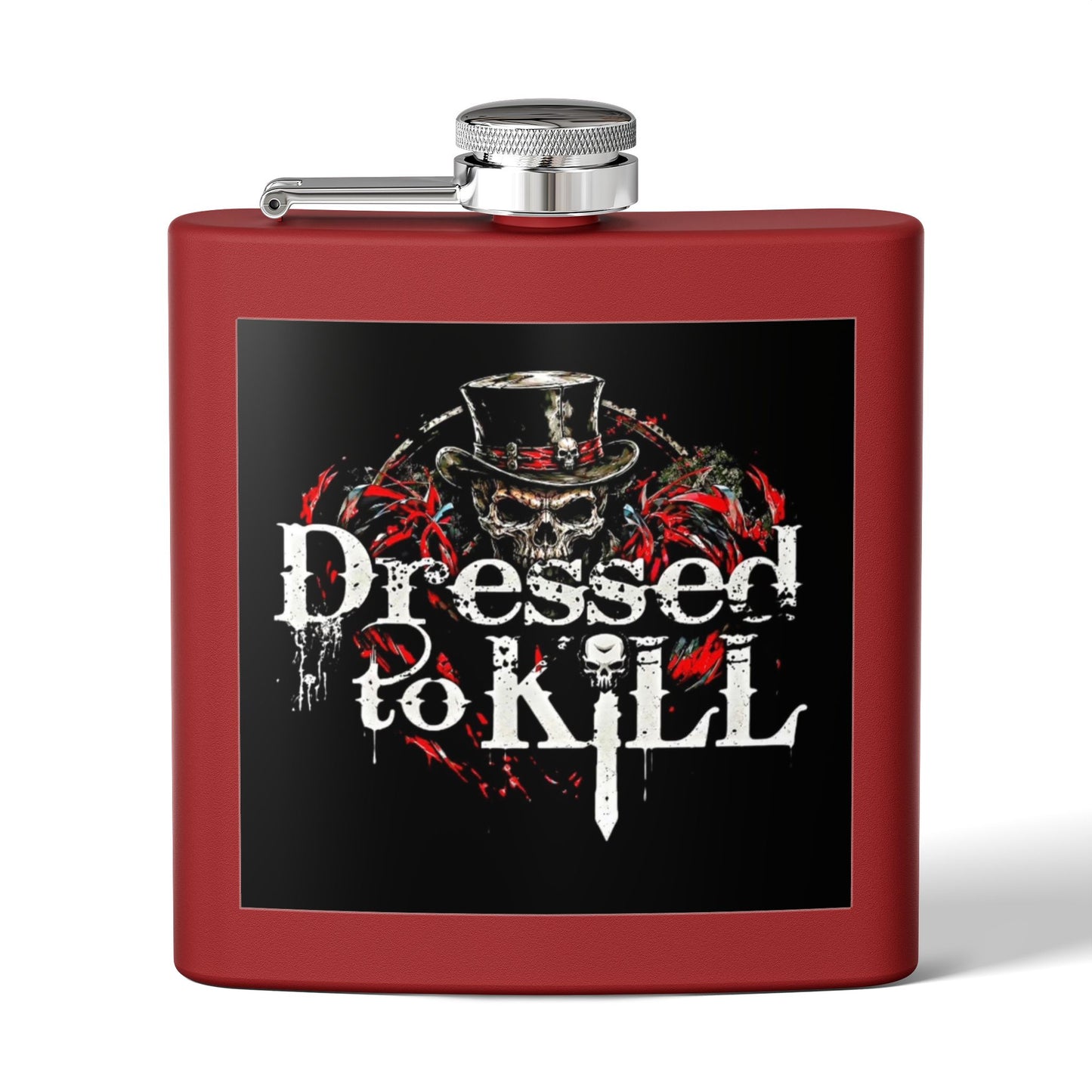 DTK (Dressed to Kill) Stainless Steel Flask (6oz)