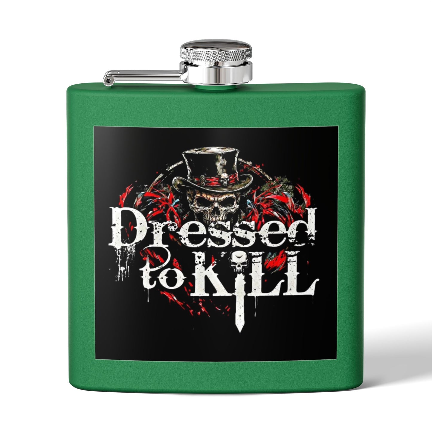 DTK (Dressed to Kill) Stainless Steel Flask (6oz)