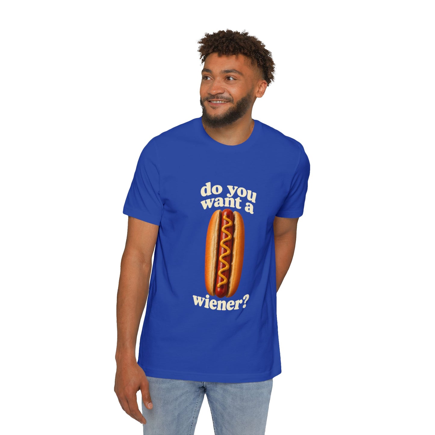 Do You Want A Wiener?! USA-Made Unisex Short-Sleeve Jersey T-Shirt BBQ Shirt