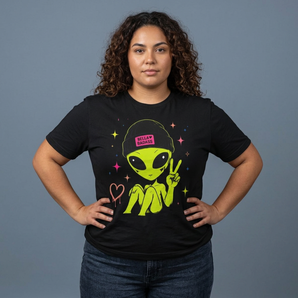 Bella Badass -Alien 👽Collective- Jersey Tee