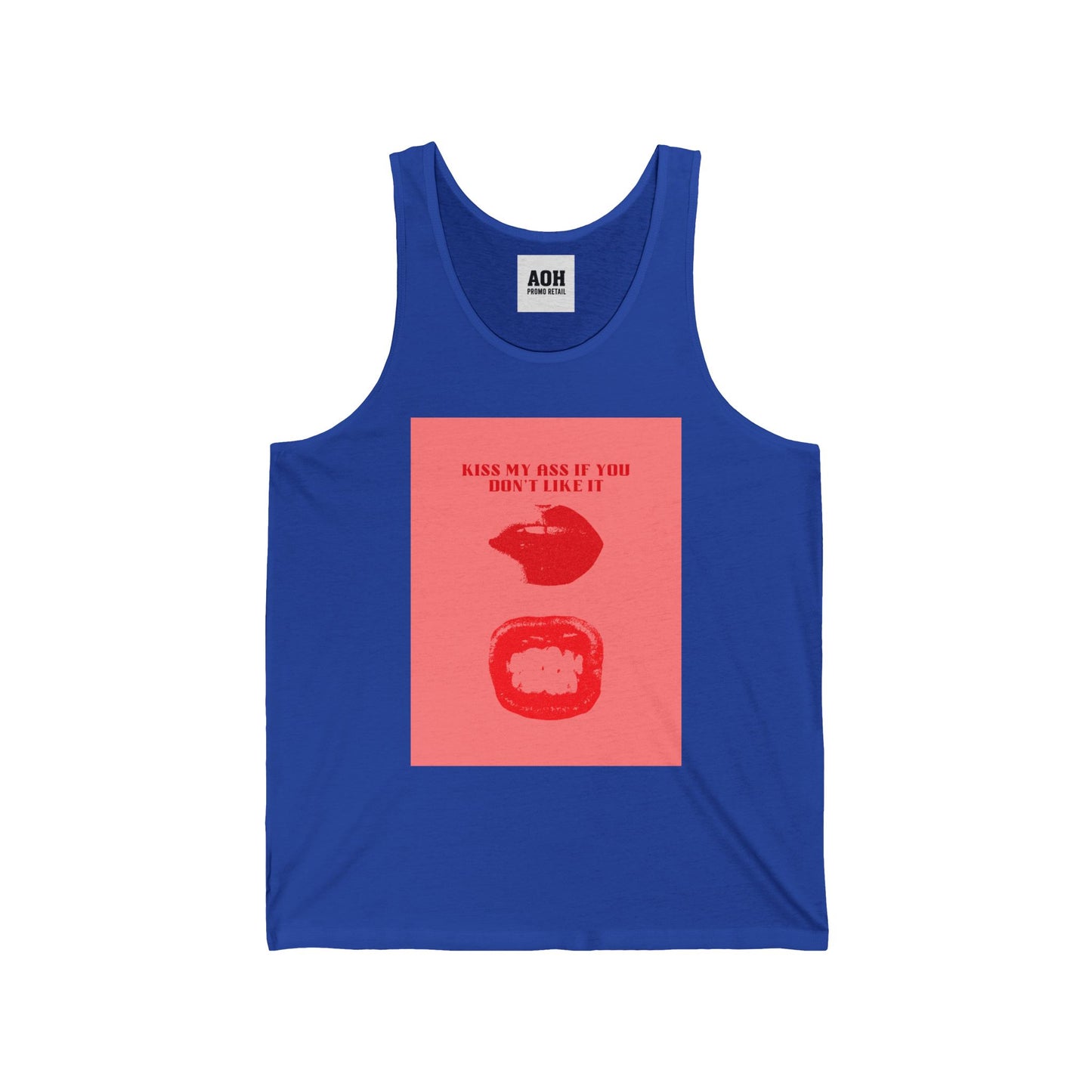 Statement Unisex Jersey Tank: Bold Graphic Tee, Summer Layer, Casual Wear, Gift for Him/Her, Outdoor Activity