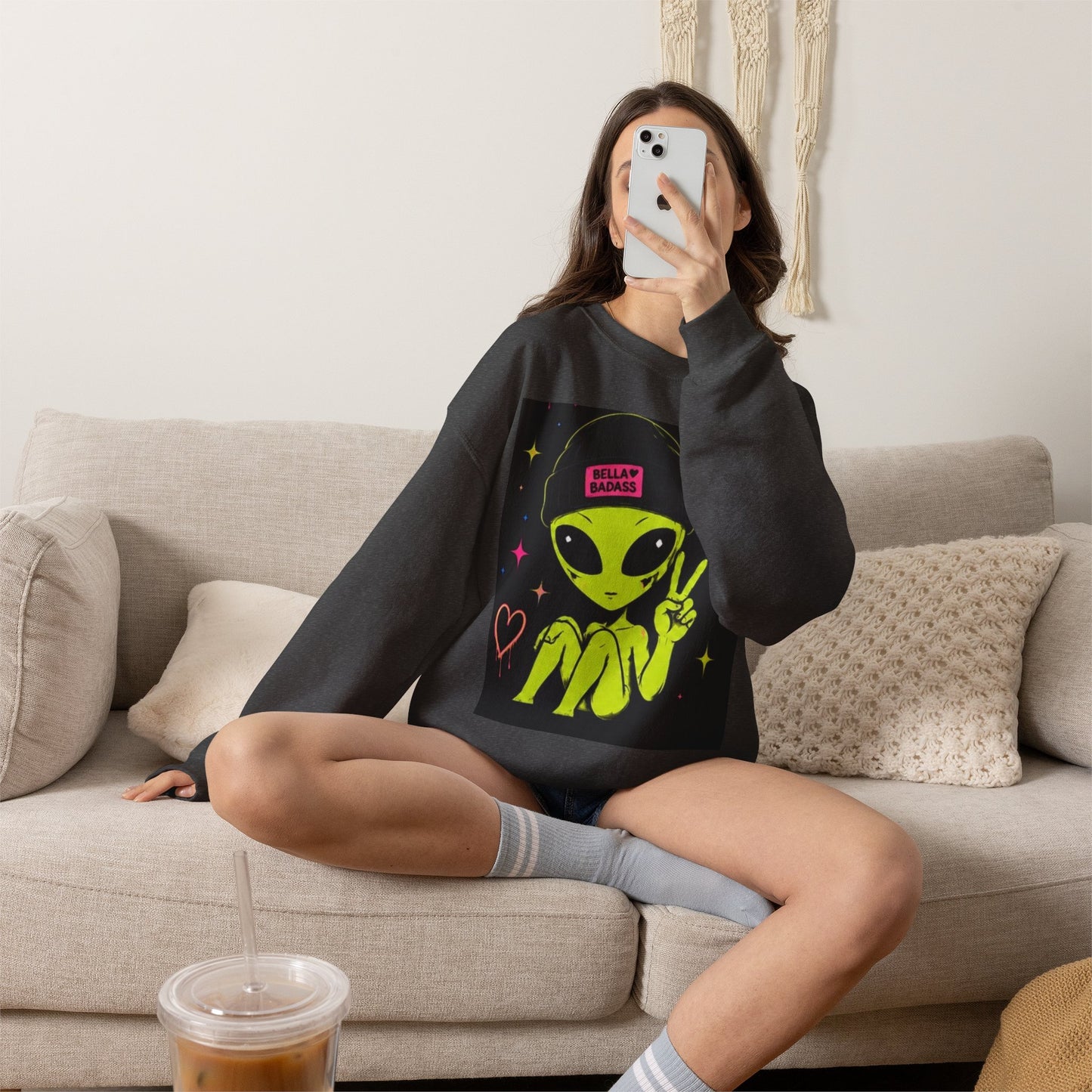 Bella Alien 👽 Collective- Unisex Heavy Blend™ Crewneck Sweatshirt