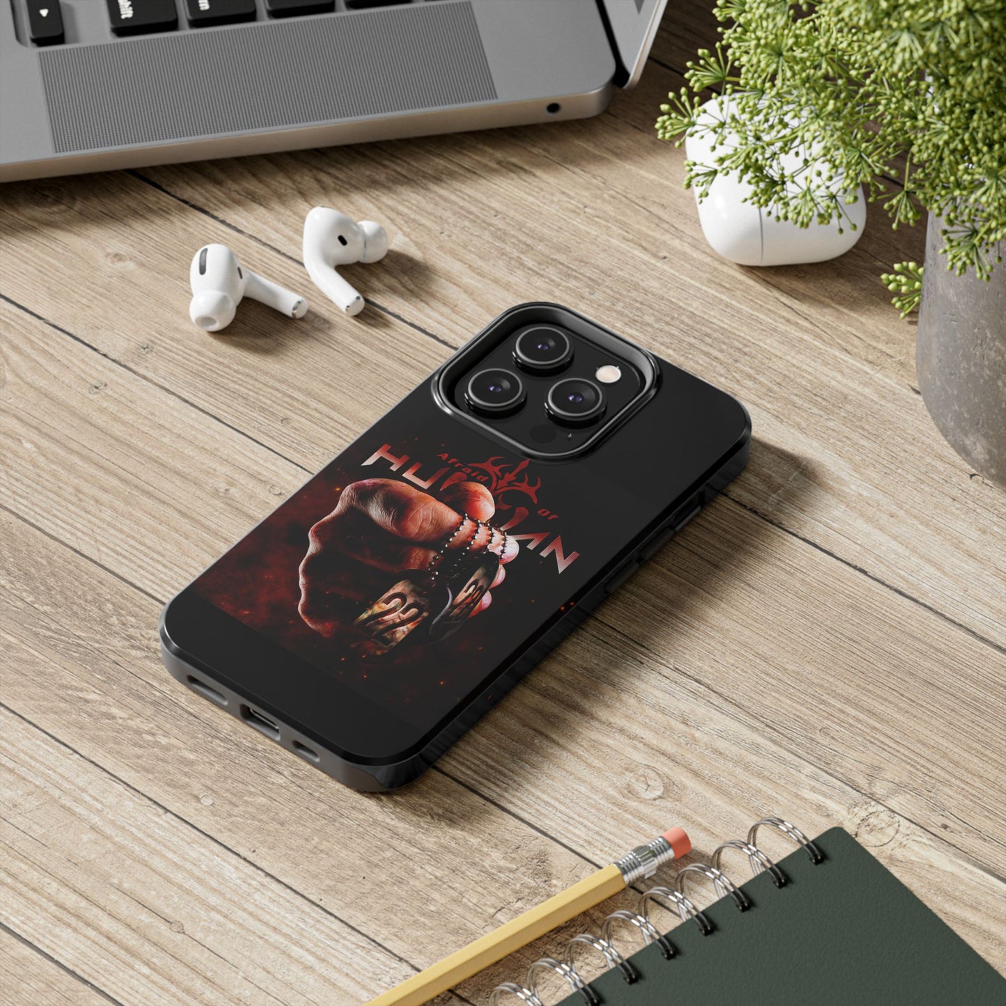 AOH '22' Tough Phone Cases, Edgy Phone Cover, Protector Cases, Unique Smartphone Cases, Gift for Gamers, Metal Rock Theme