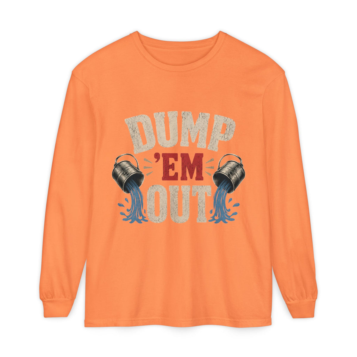 Unisex Garment-dyed Long Sleeve T-Shirt