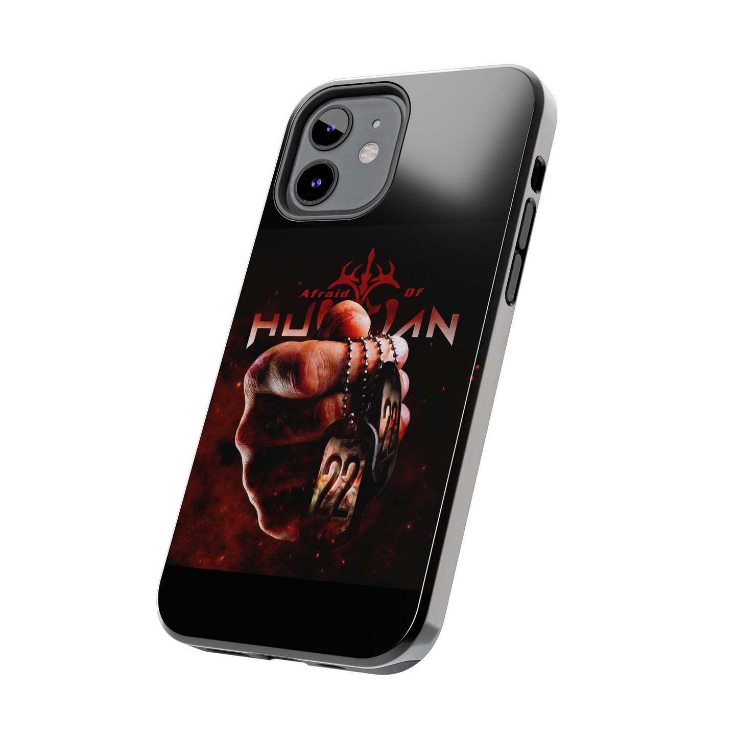 AOH '22' Tough Phone Cases, Edgy Phone Cover, Protector Cases, Unique Smartphone Cases, Gift for Gamers, Metal Rock Theme