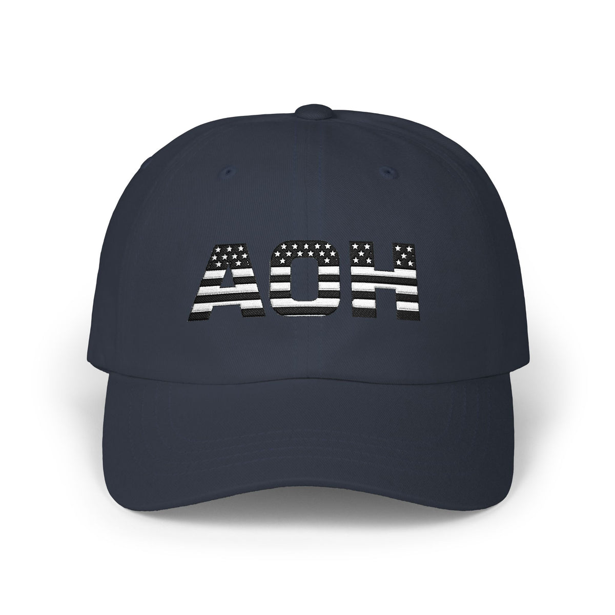 'Afraid of No Human' Distressed Logo Hat