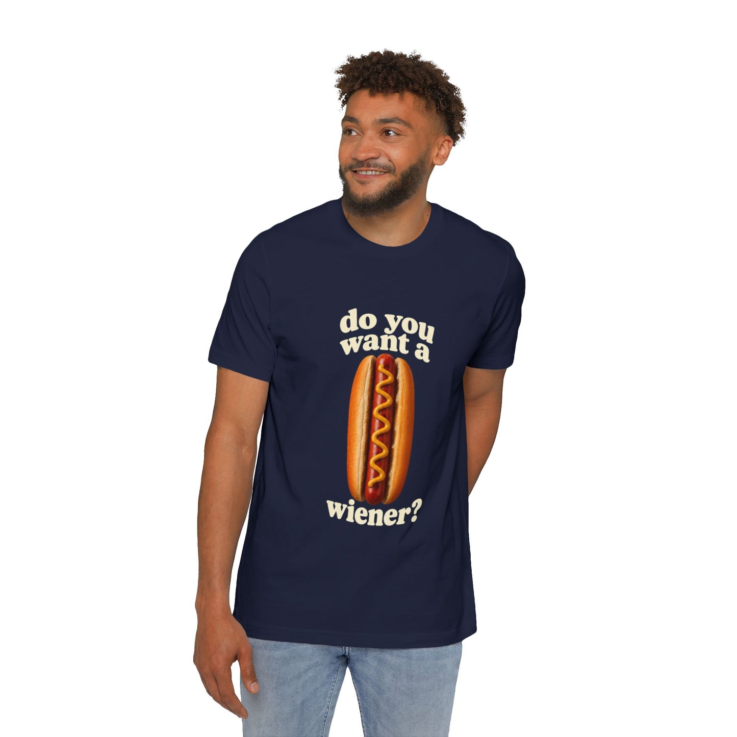 Do You Want A Wiener?! USA-Made Unisex Short-Sleeve Jersey T-Shirt BBQ Shirt