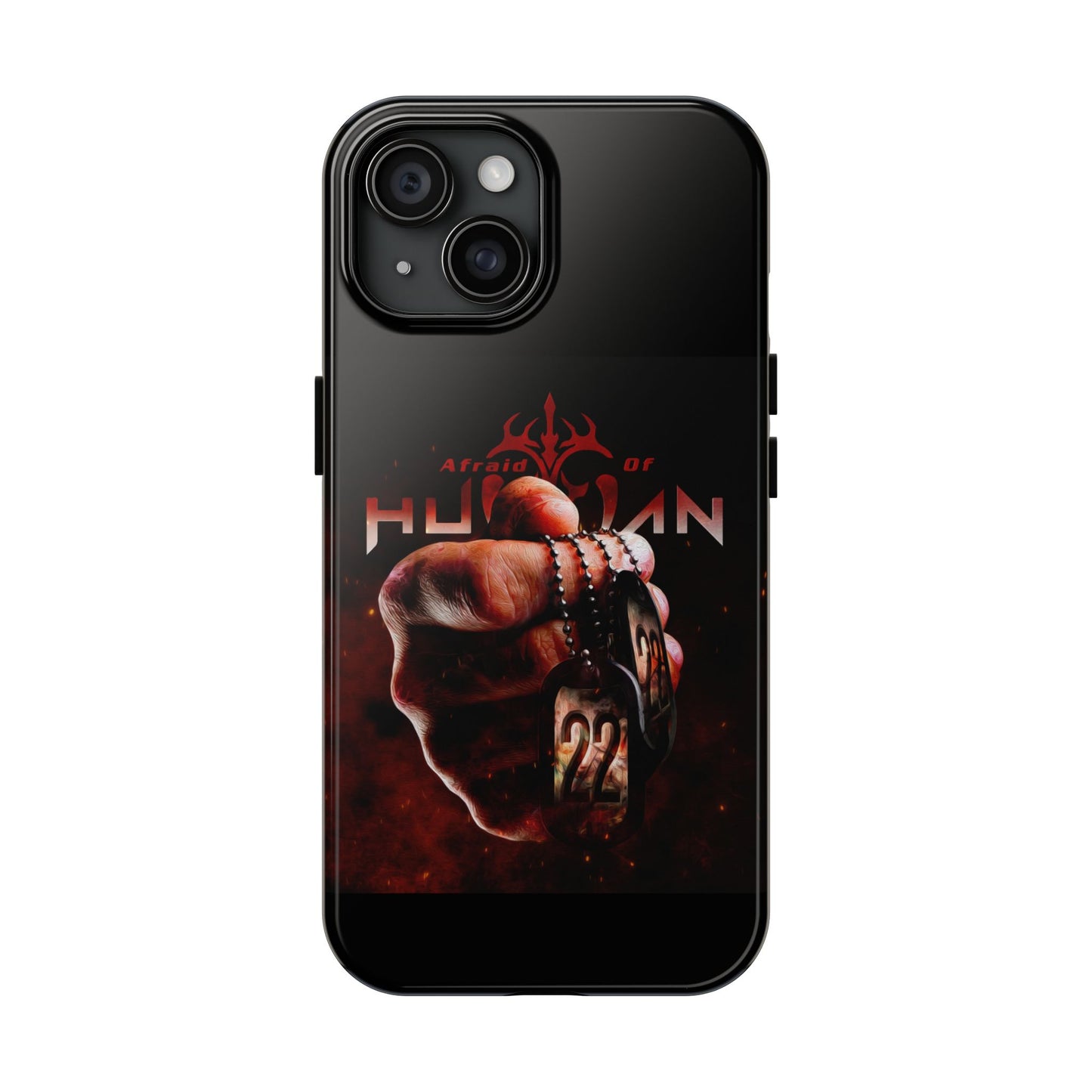 AOH '22' Tough Phone Cases, Edgy Phone Cover, Protector Cases, Unique Smartphone Cases, Gift for Gamers, Metal Rock Theme