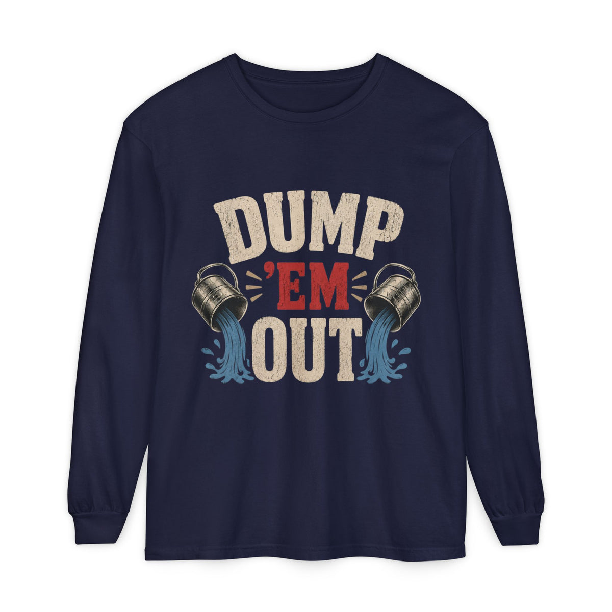 Unisex Garment-dyed Long Sleeve T-Shirt