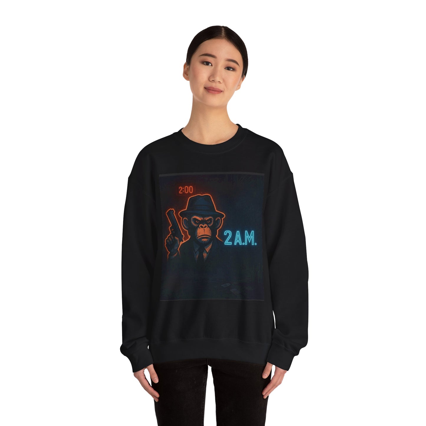 2 A.M. n.2 Crewneck Sweatshirt with Cool Monkey Design | Funky Vintage Sweatshirt, Unisex Graphic Sweater, Unique Gift Idea, [...]