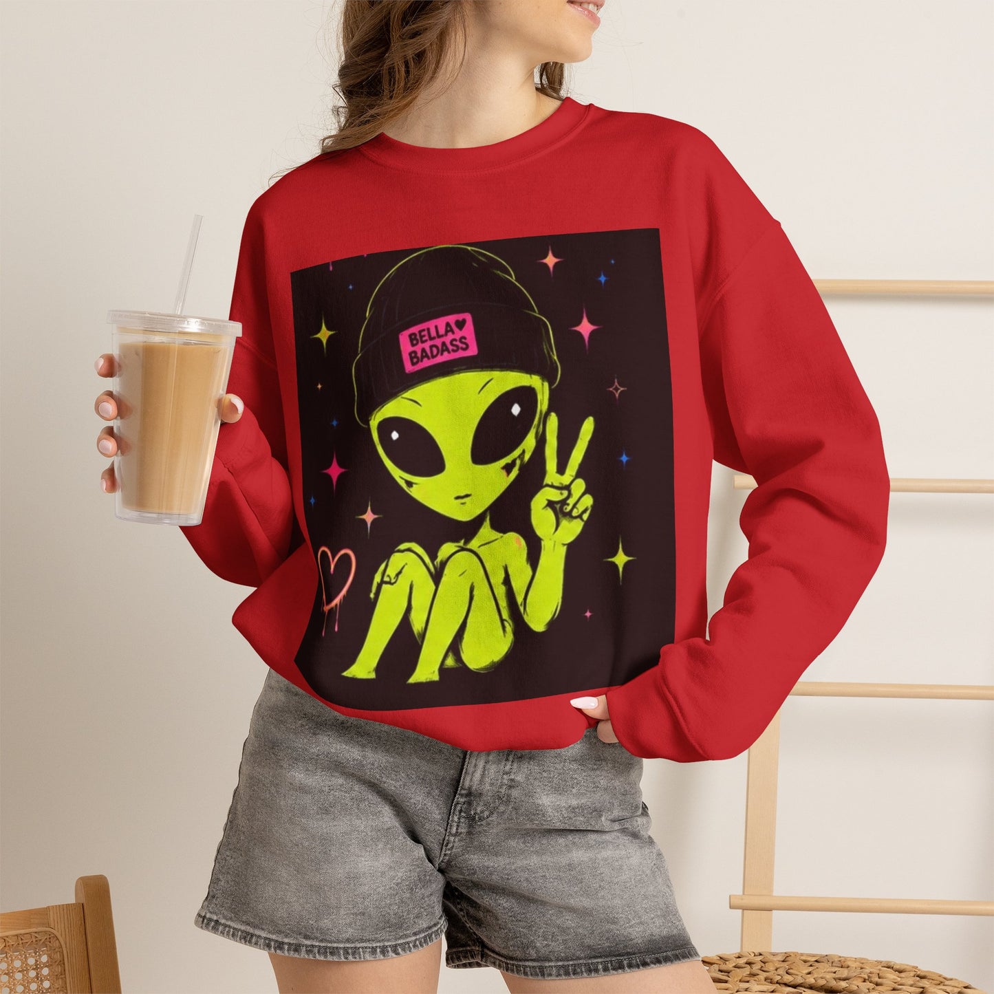 Bella Alien 👽 Collective- Unisex Heavy Blend™ Crewneck Sweatshirt