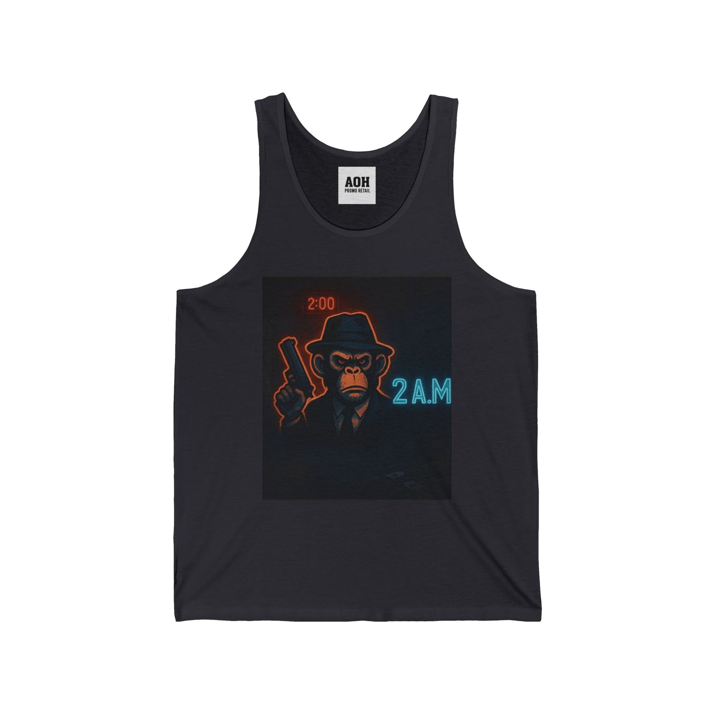 2 A.M. Unisex Jersey Tank - Perfect for Summer Adventures, Casual Wear, Beach Days, Gift for Him or Her, 2 AM Party Vibes