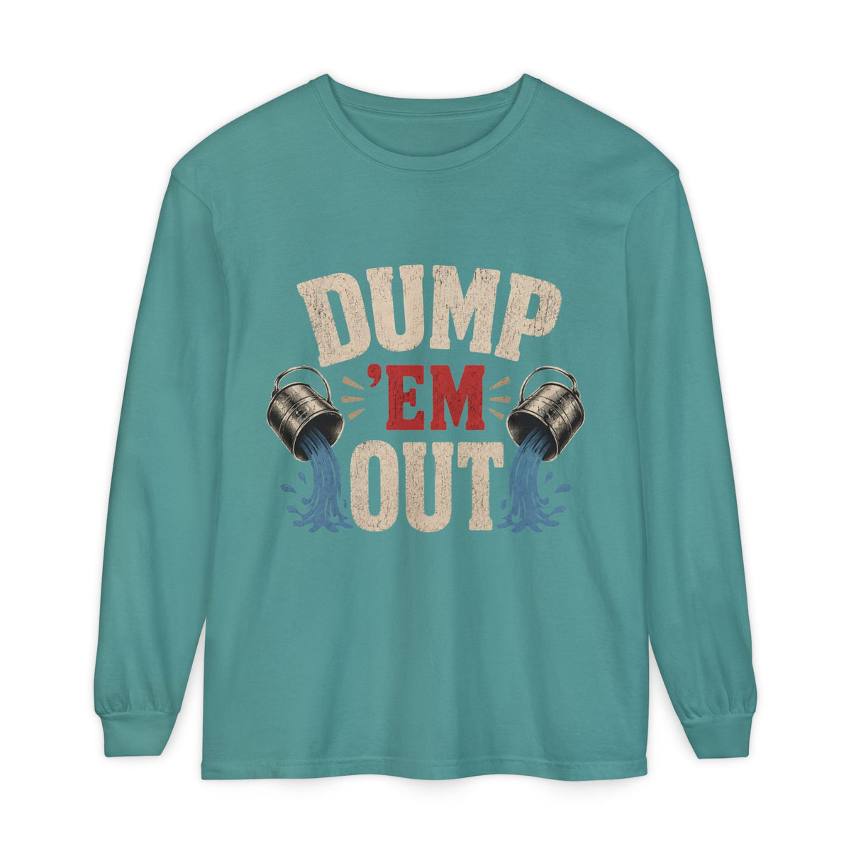 Unisex Garment-dyed Long Sleeve T-Shirt