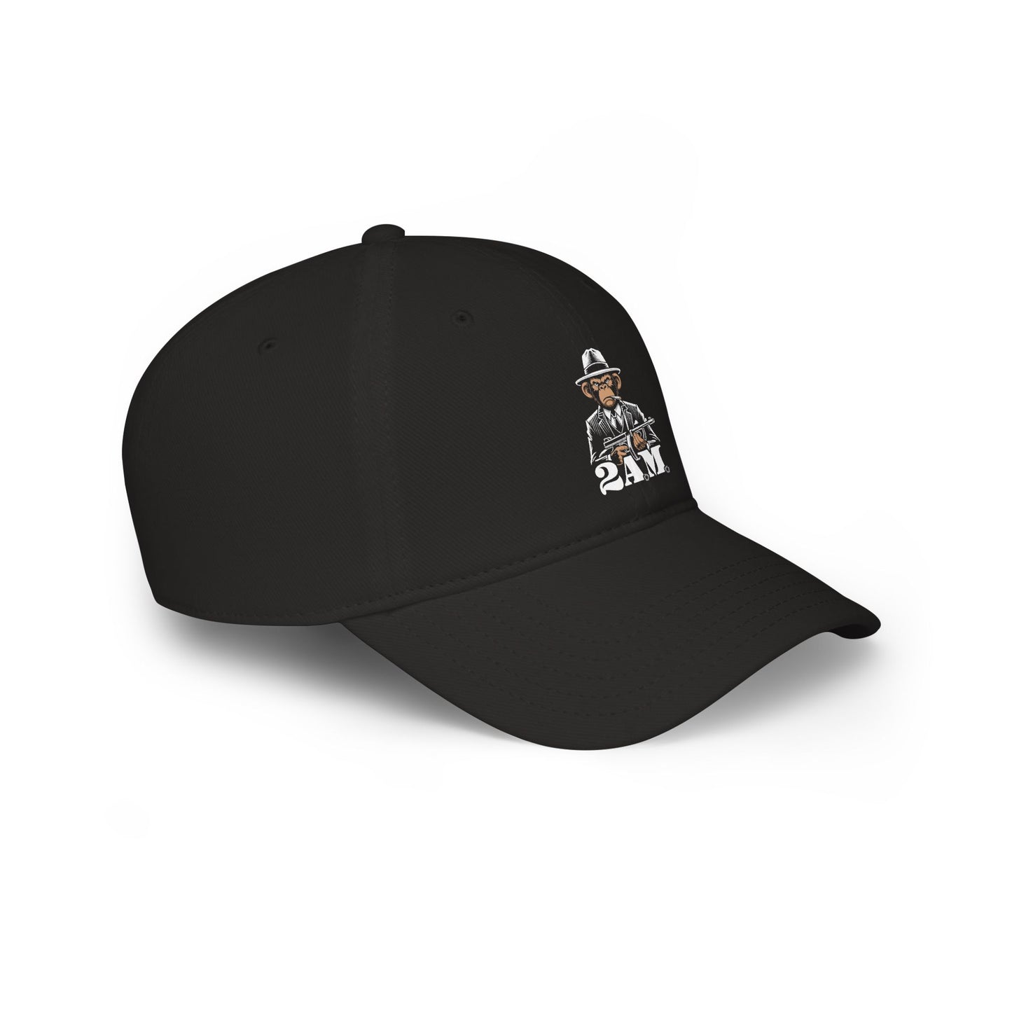 2AM  Cap - Low Profile Baseball Hat with Vintage Mobster Design
