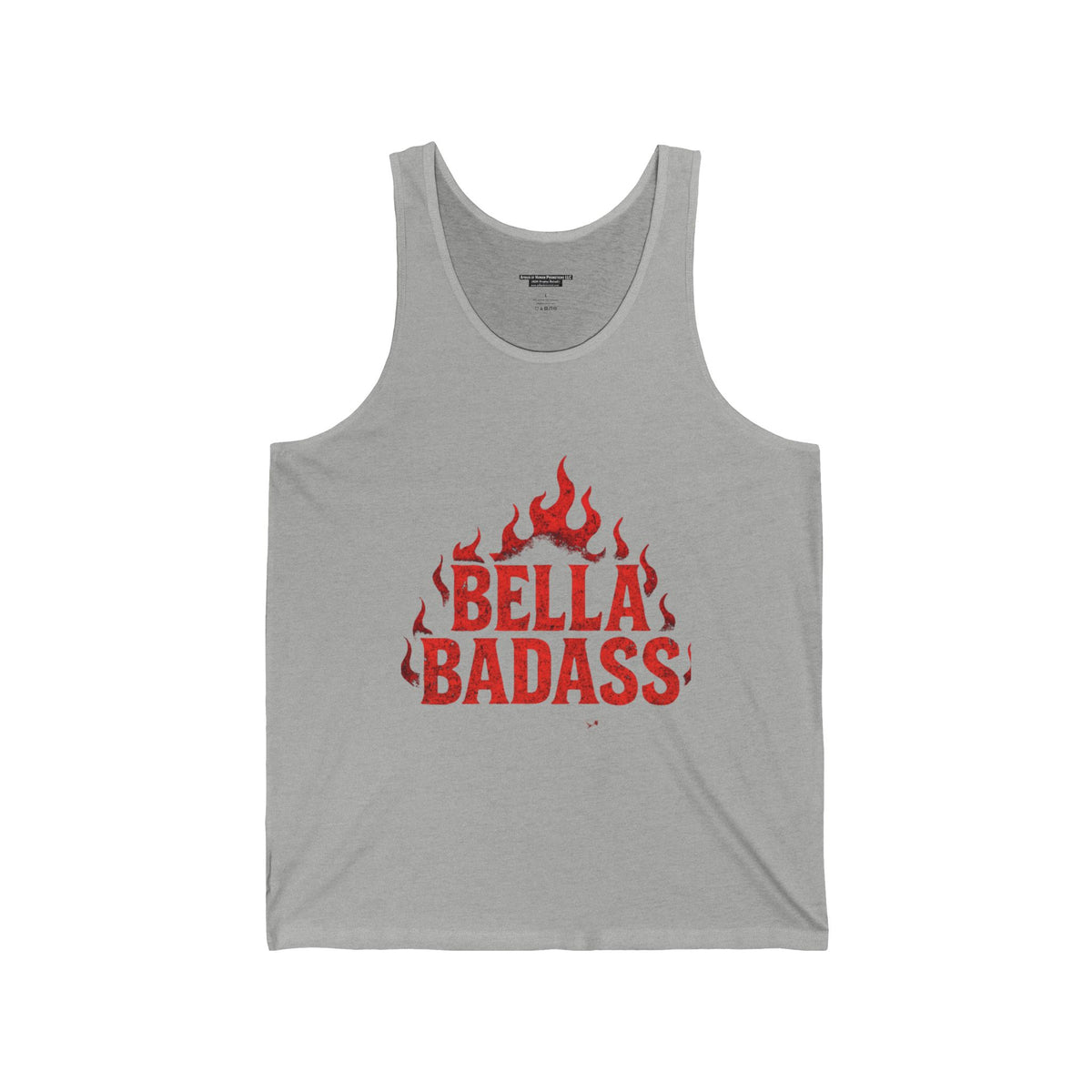 Bella Badass Unisex Jersey Tank Top, Gift for Her, Summer Apparel, Workout Wear, Cool Casual Top, Trendy Fashion