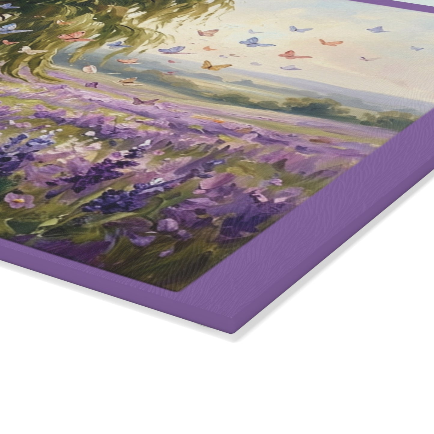 Butterfly Oasis Glass Cutting Board