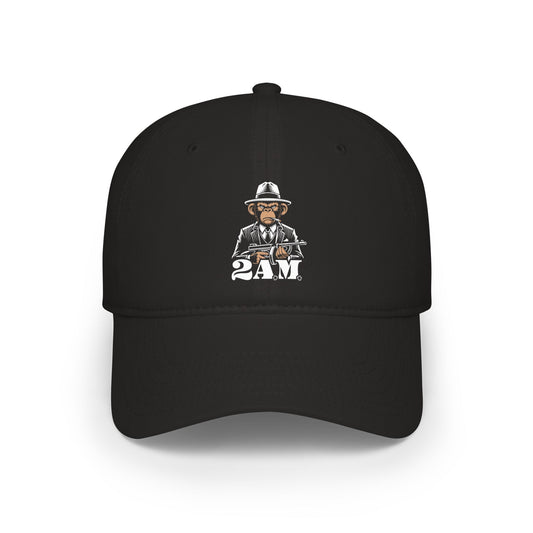 2AM  Cap - Low Profile Baseball Hat with Vintage Mobster Design