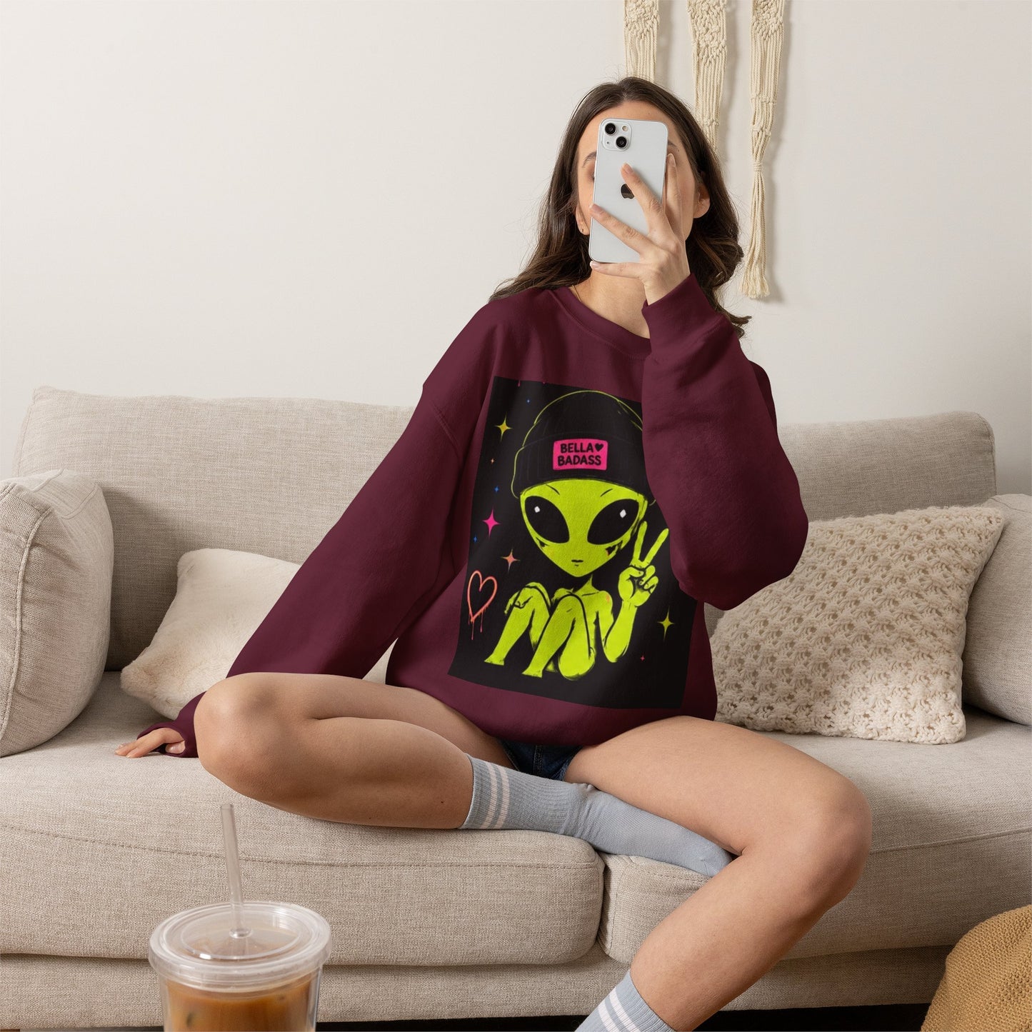 Bella Alien 👽 Collective- Unisex Heavy Blend™ Crewneck Sweatshirt
