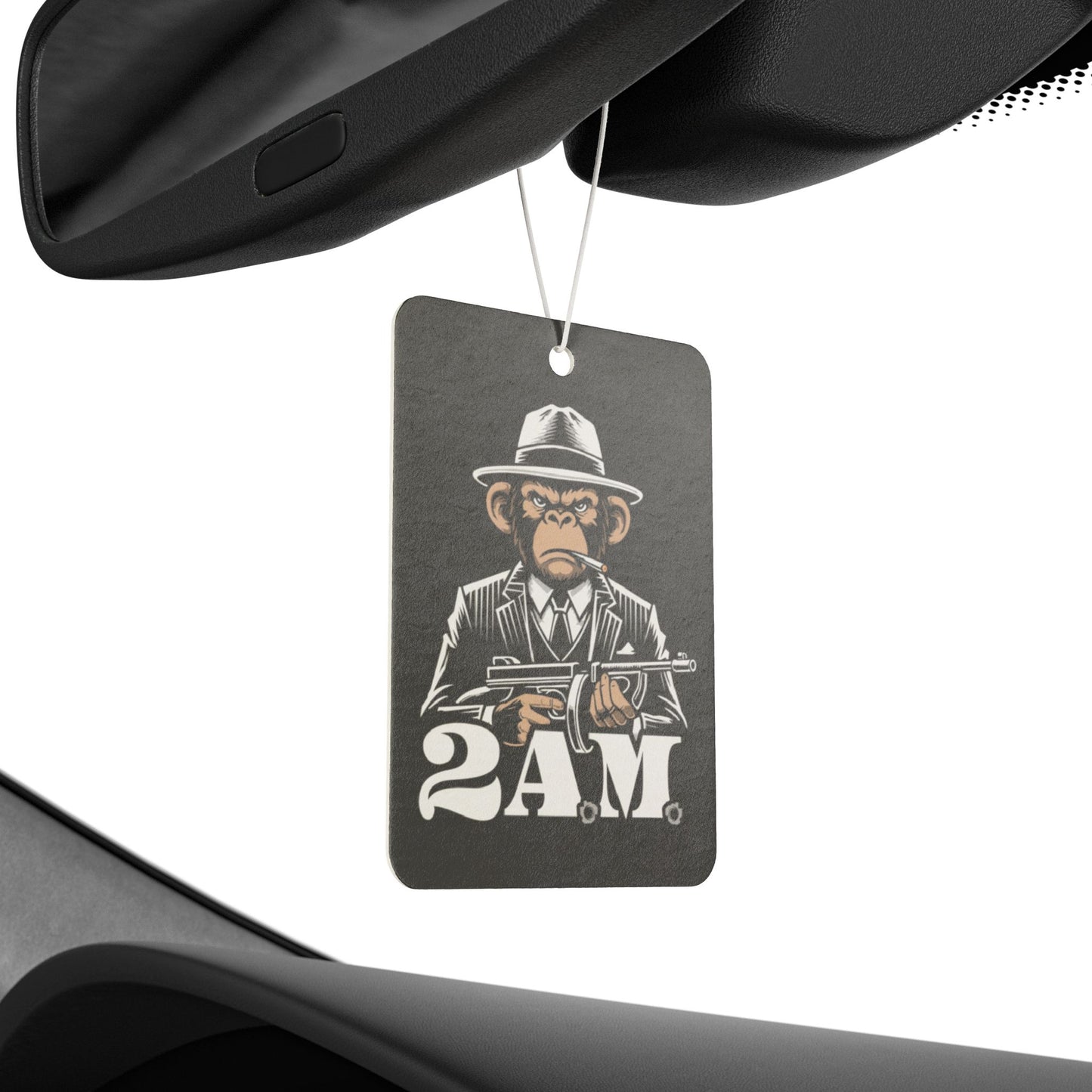 2 A.M. Car Air Freshener, Cool Monkey Design, Unique Gift, Car Decor, Home Fragrance, Comical Air Freshener