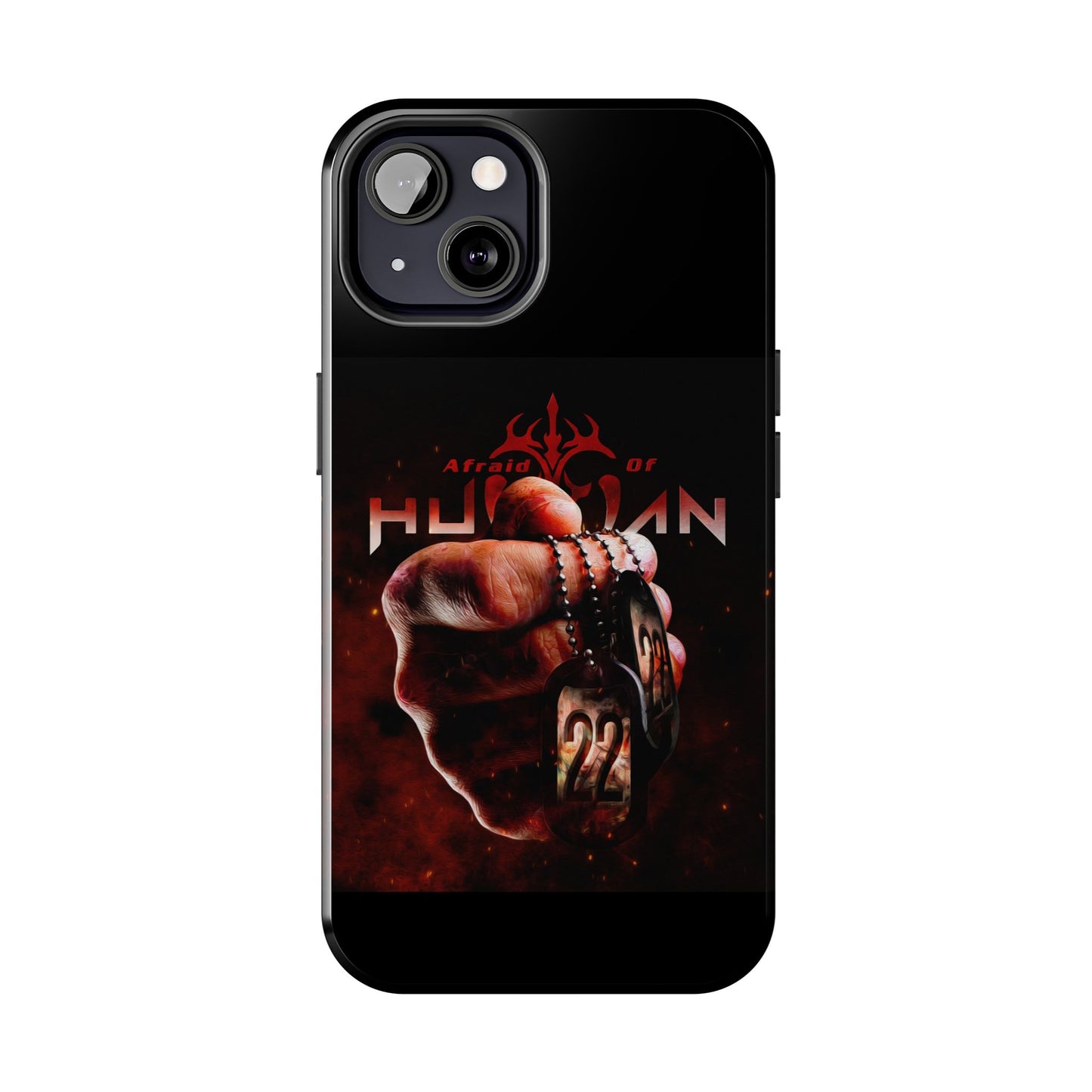 AOH '22' Tough Phone Cases, Edgy Phone Cover, Protector Cases, Unique Smartphone Cases, Gift for Gamers, Metal Rock Theme