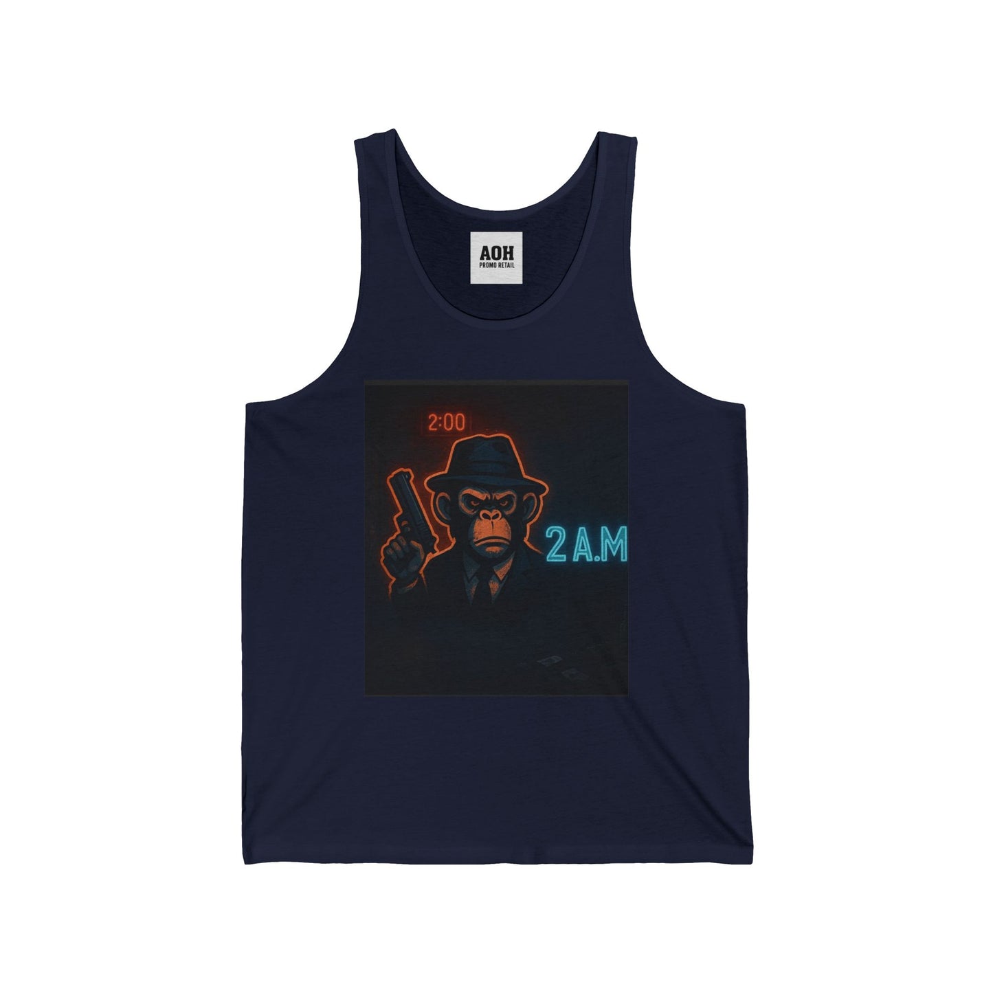 2 A.M. Unisex Jersey Tank - Perfect for Summer Adventures, Casual Wear, Beach Days, Gift for Him or Her, 2 AM Party Vibes