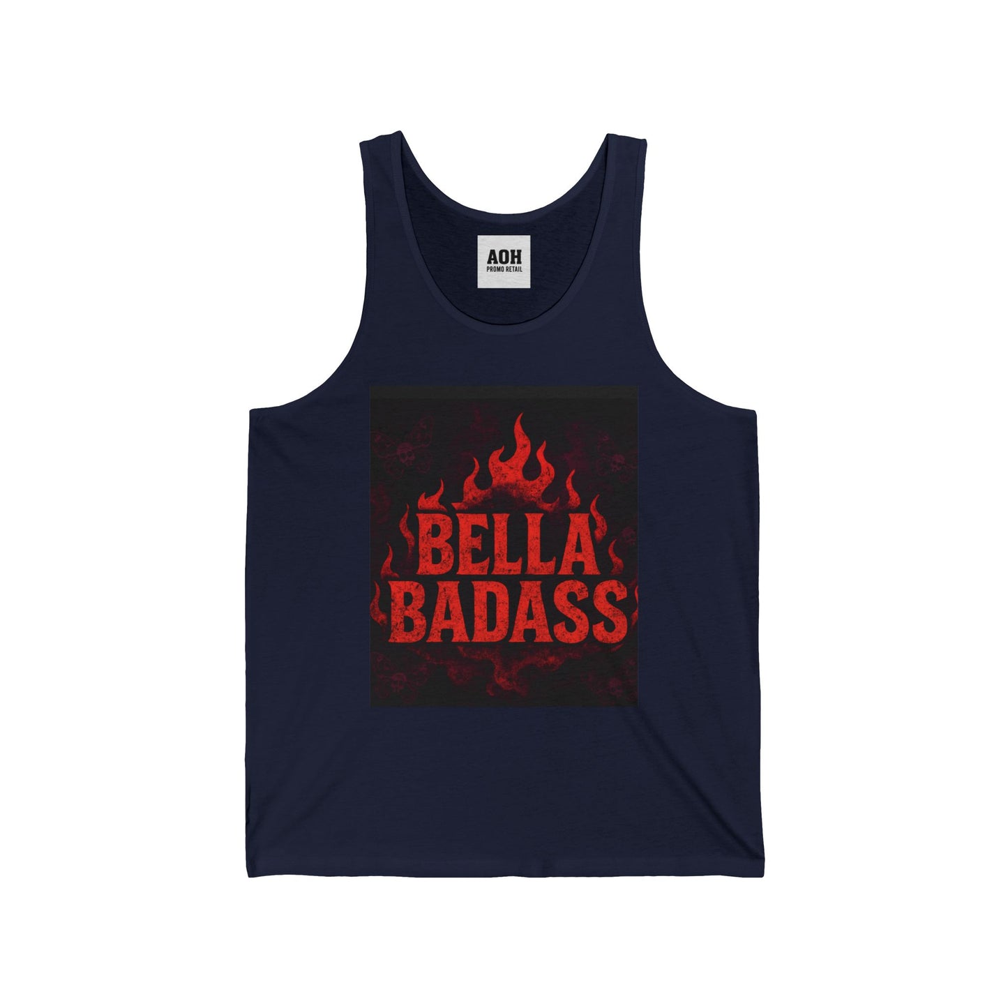 Bella Badass Unisex Jersey Tank Top, Gift for Her, Summer Apparel, Workout Wear, Cool Casual Top, Trendy Fashion