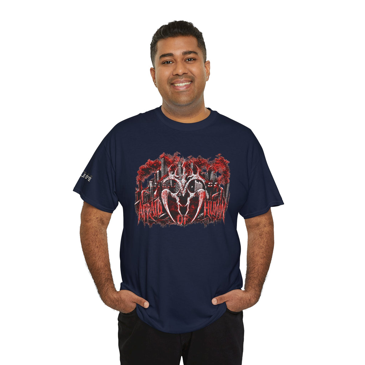 Afraid of Human City Vibes- Unisex Tee