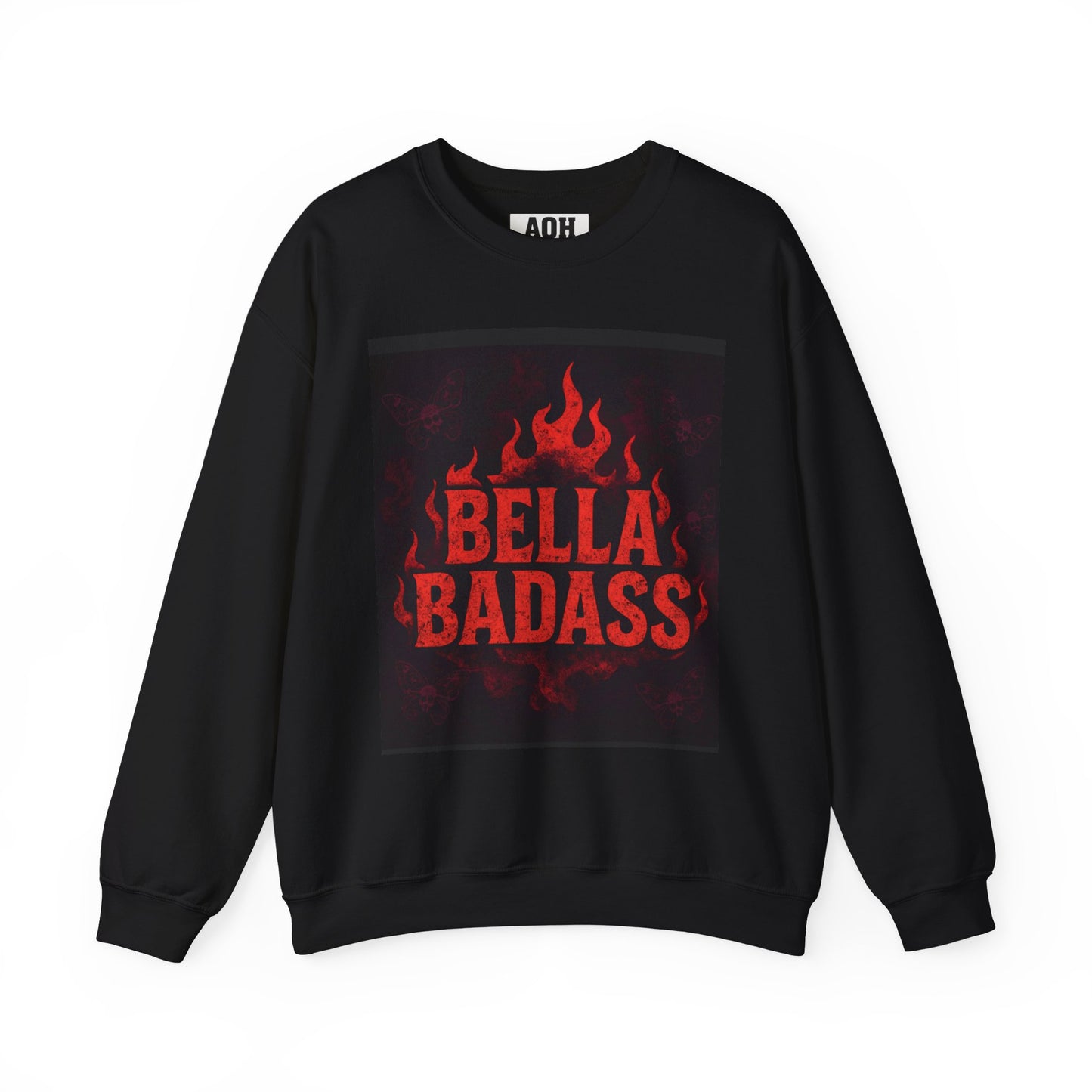 Bella Badass Sweatshirt - Unisex Cozy Crewneck, Gift for Her, Statement Apparel, Casual Layering, Bold Fashion Piece