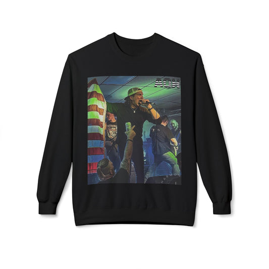 USA Flag AOH Fleece Crewneck Sweatshirt