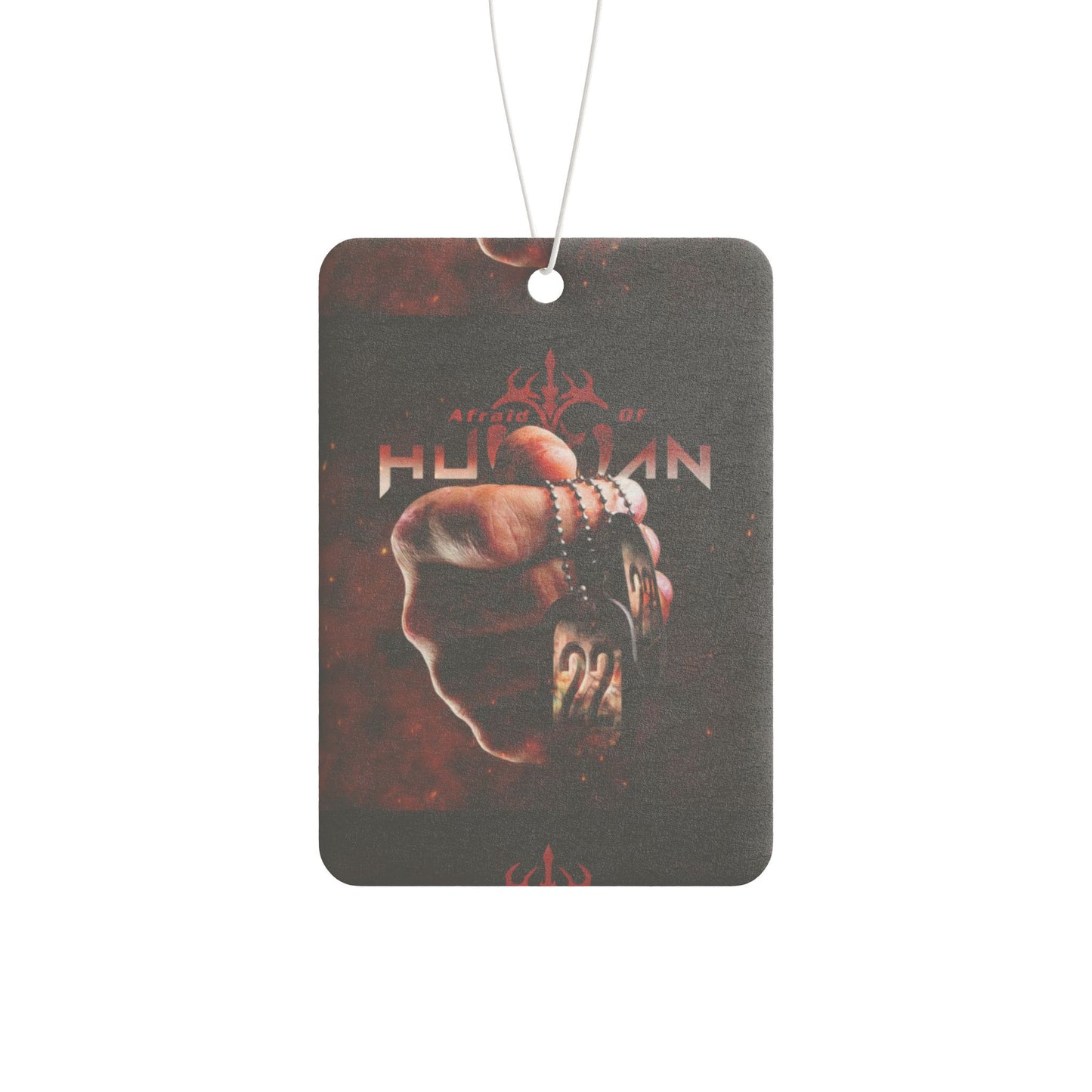 Afraid of Human-Themed Car Air Freshener, Aromatic Decor for Car, Gifts for Him, Car Accessories, Unique Gift for Birthdays