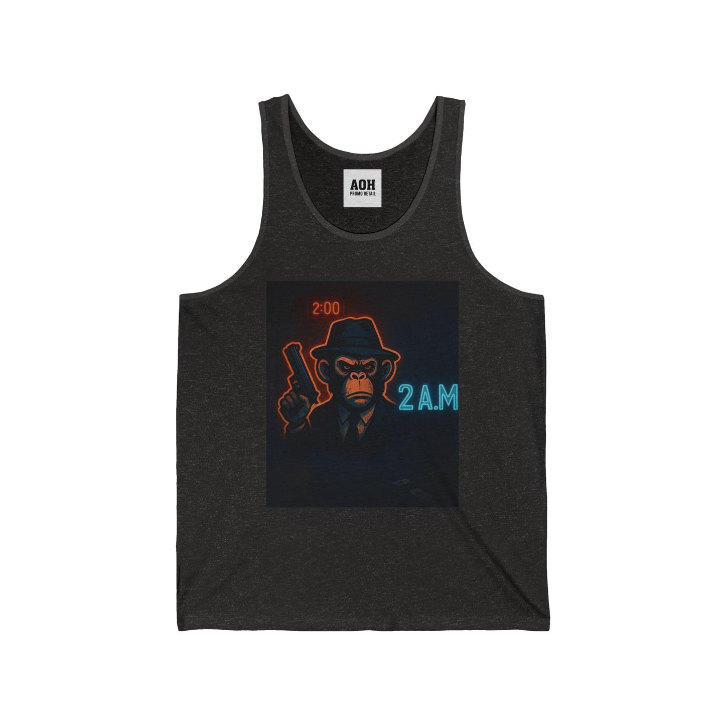 2 A.M. Unisex Jersey Tank - Perfect for Summer Adventures, Casual Wear, Beach Days, Gift for Him or Her, 2 AM Party Vibes