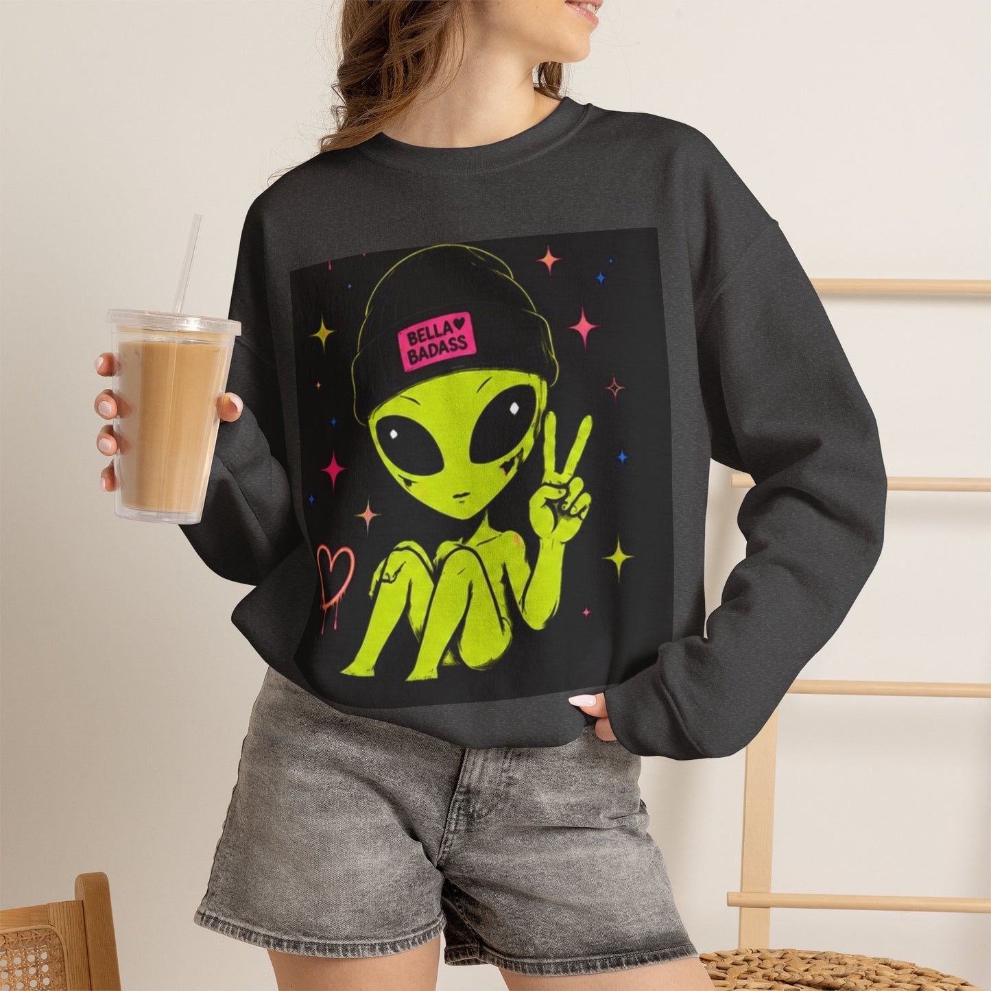 Bella Alien 👽 Collective- Unisex Heavy Blend™ Crewneck Sweatshirt